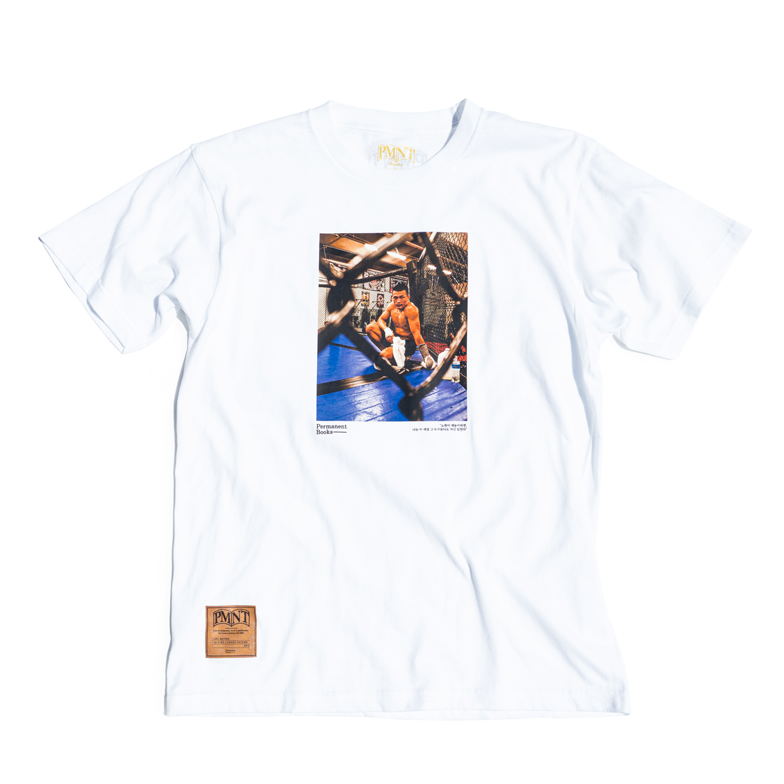 PMNT x 정찬성 티셔츠 화이트 B(PMNT x Jung Chan Sung  T-Shirt White B)