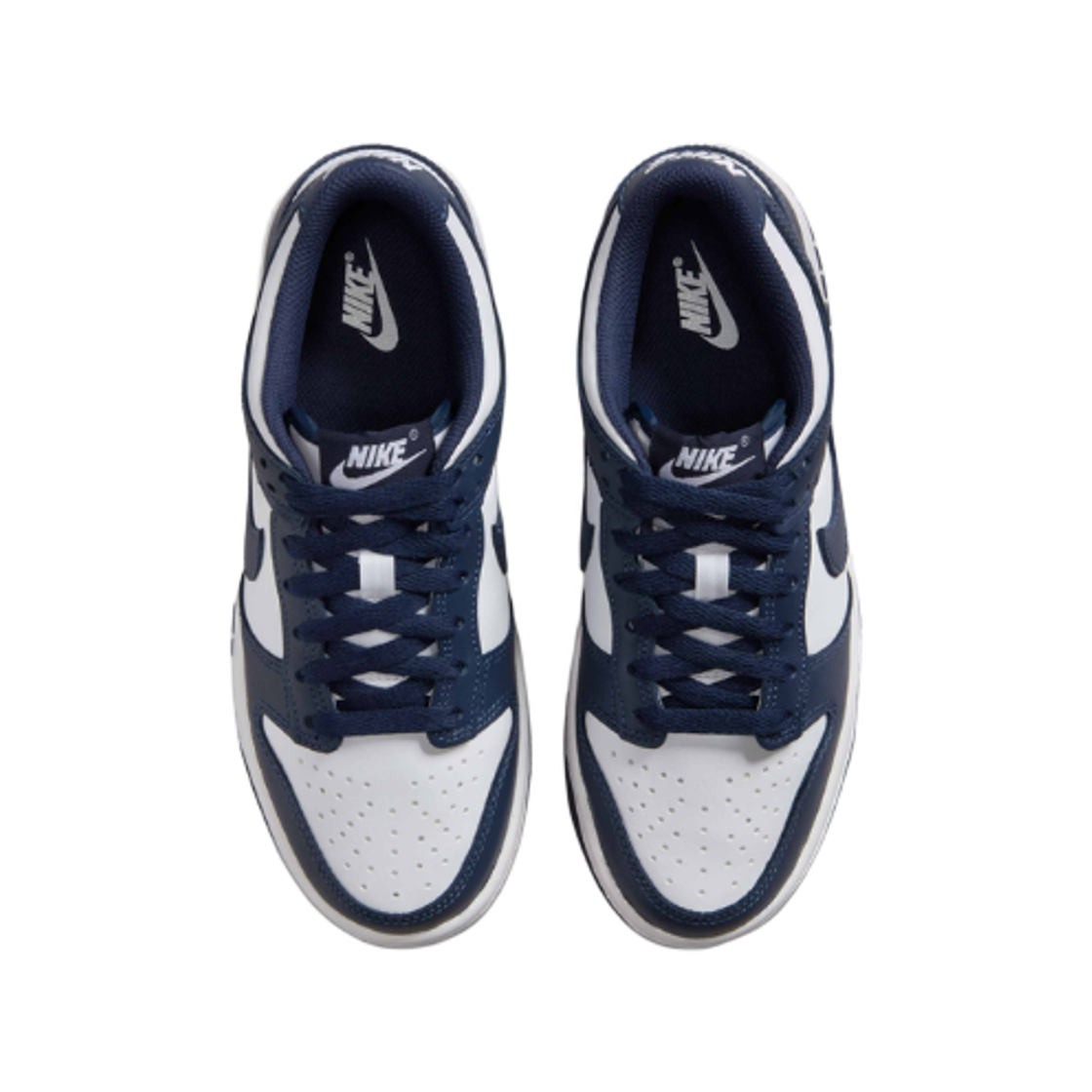 (GS) 나이키 덩크 로우 화이트 미드나잇 네이비((GS) Nike Dunk Low White Midnight Navy) - 2
