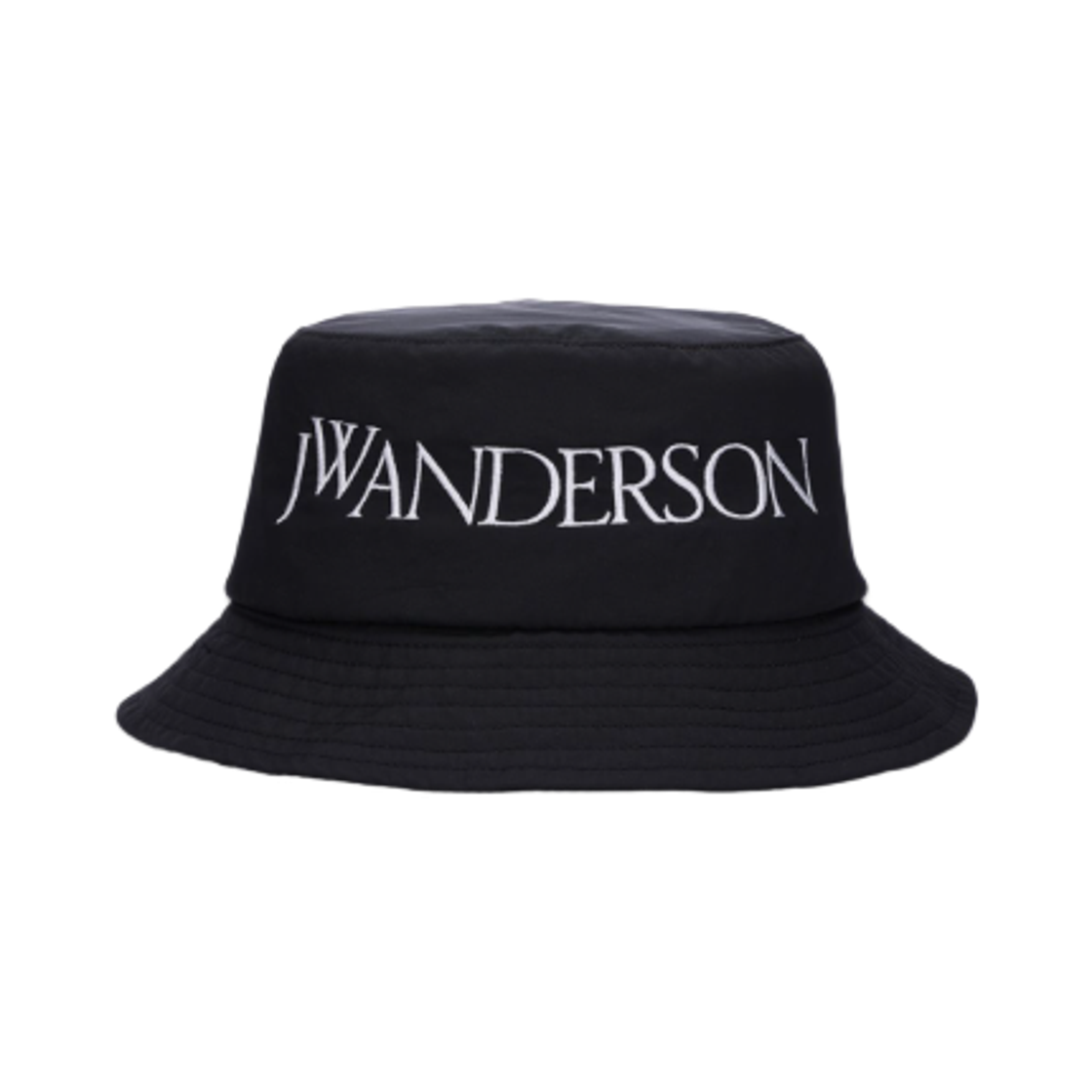 JW 앤더슨 로고 자수 버킷햇 블랙(JW Anderson Bucket Hat with Logo Embroidered Black)