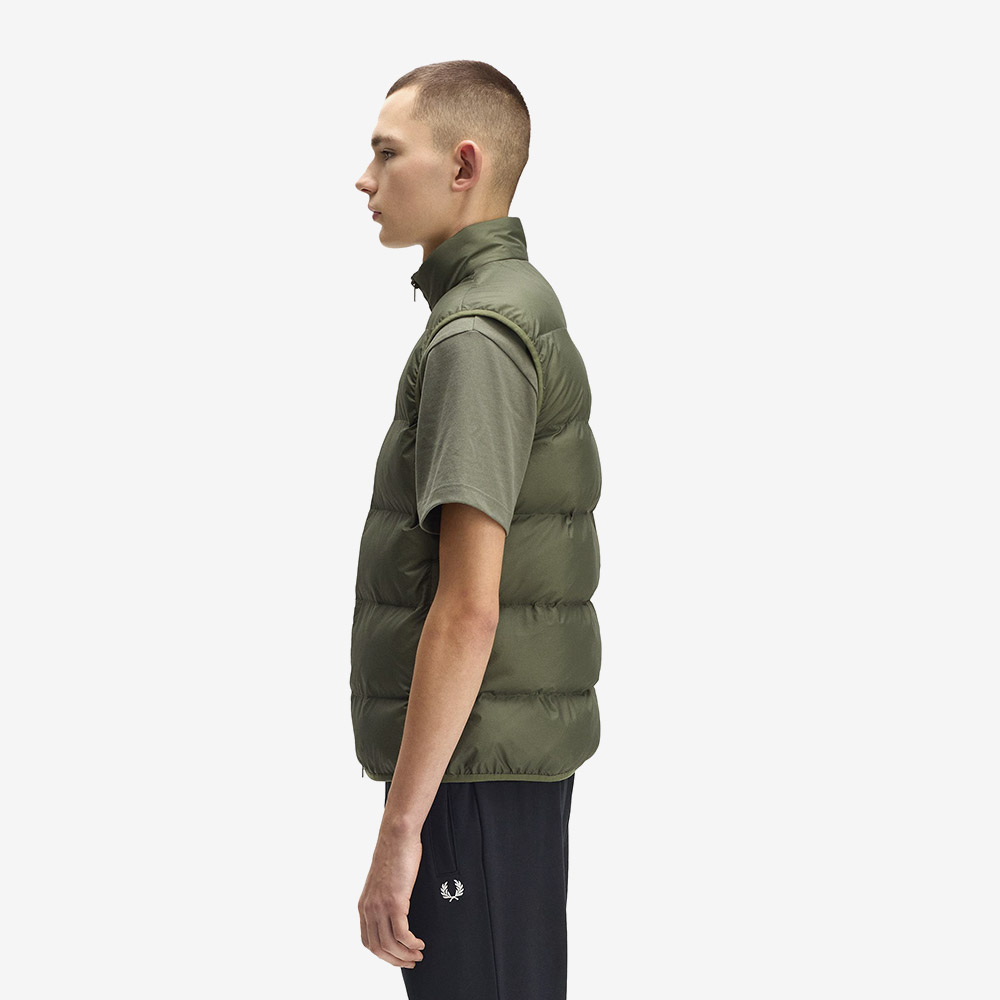 프레드페리 인슐레이트 베스트 로렐리스그린(Fred Perry Insulated Vest Laurel Wreath Green) - 2