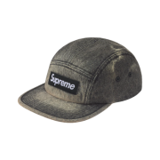 Supreme Denim Camp Cap Washed Black - 25FW