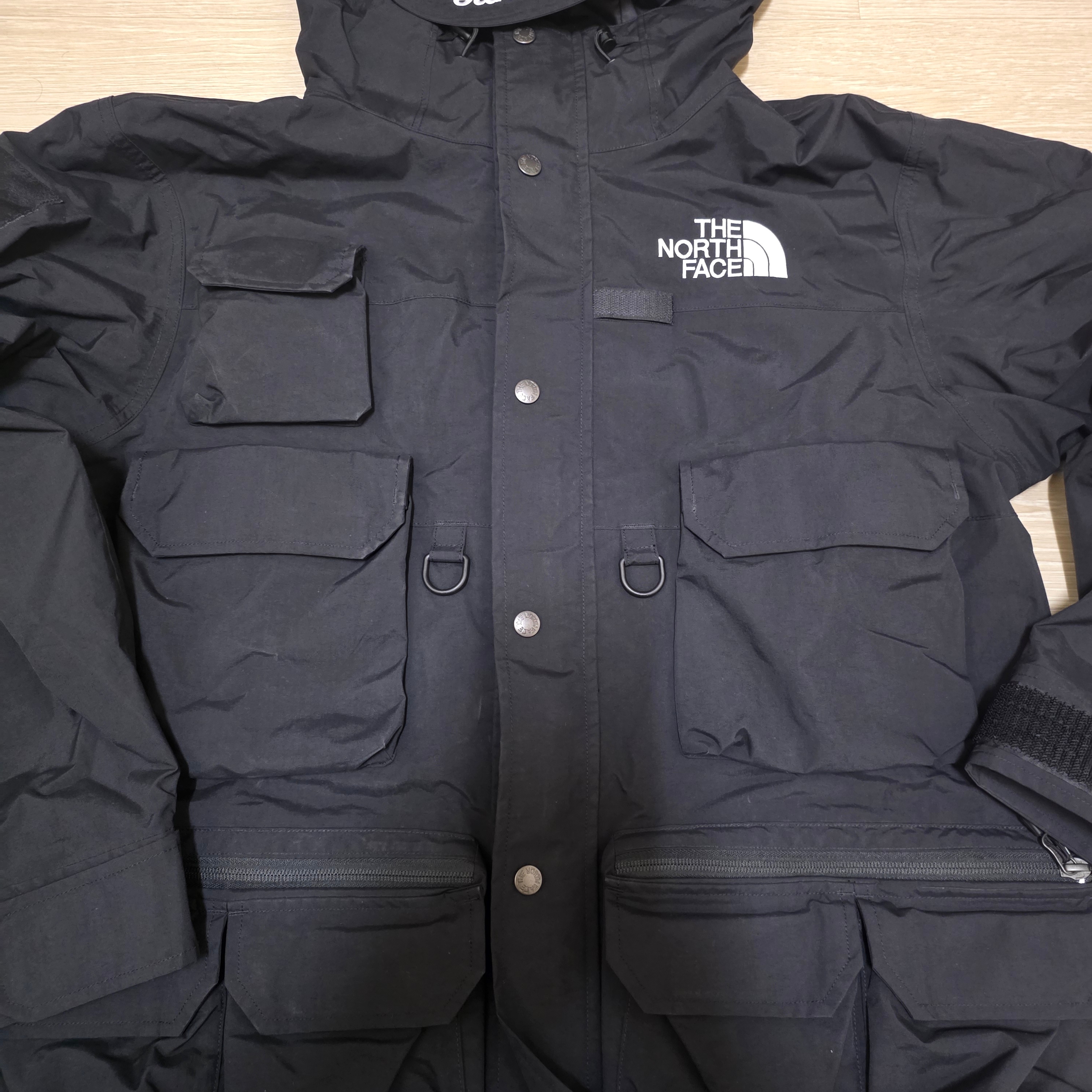 Supreme x The North Face Cargo Jacket Black - 20SS 착용 스타일