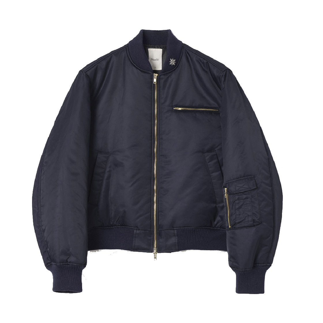 NOC129 Nocle Harrison Ma-1 Jacket Navy