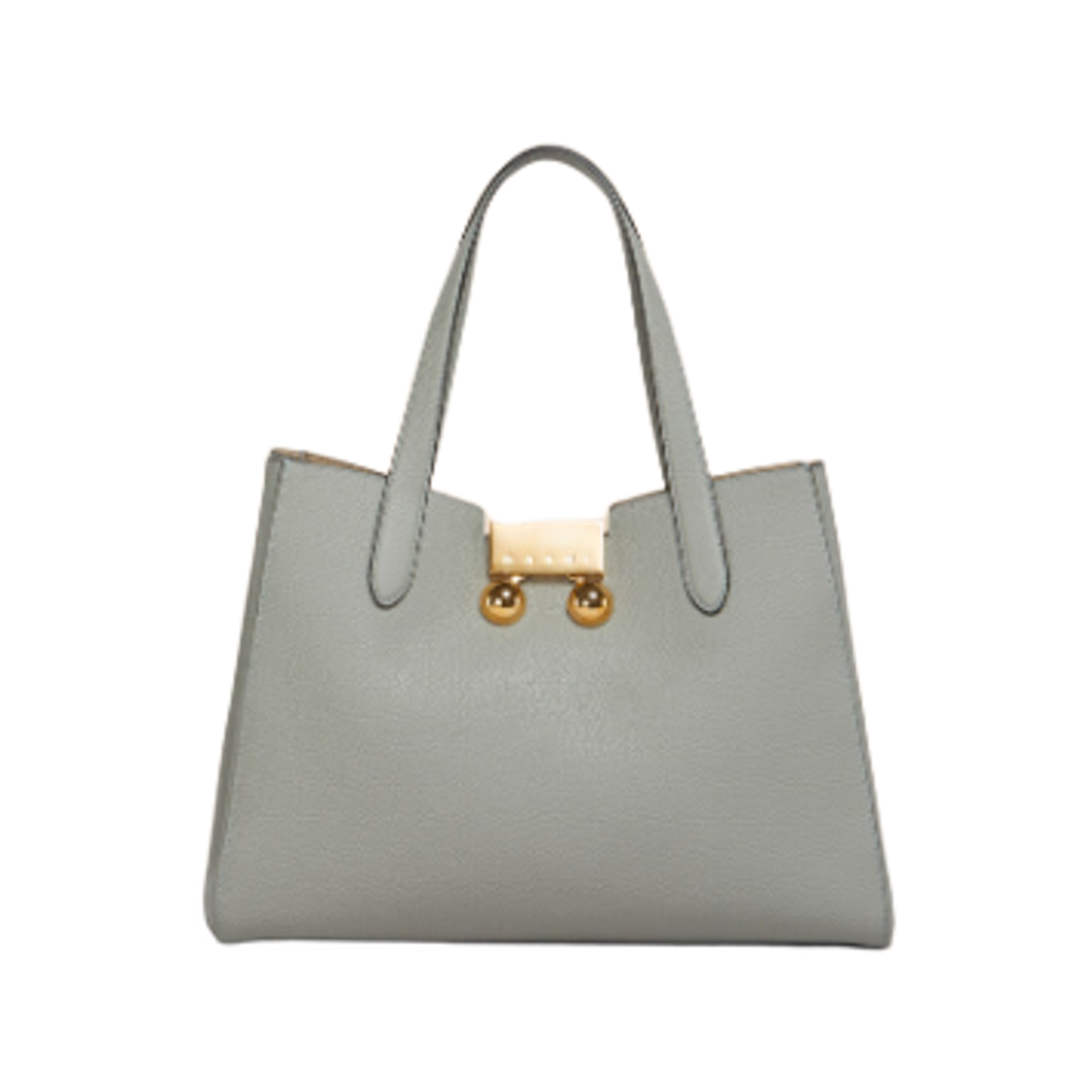 BMMP0150U0-P8185-00N27 Marni Trunkaroo Leather Tote Bag Storm