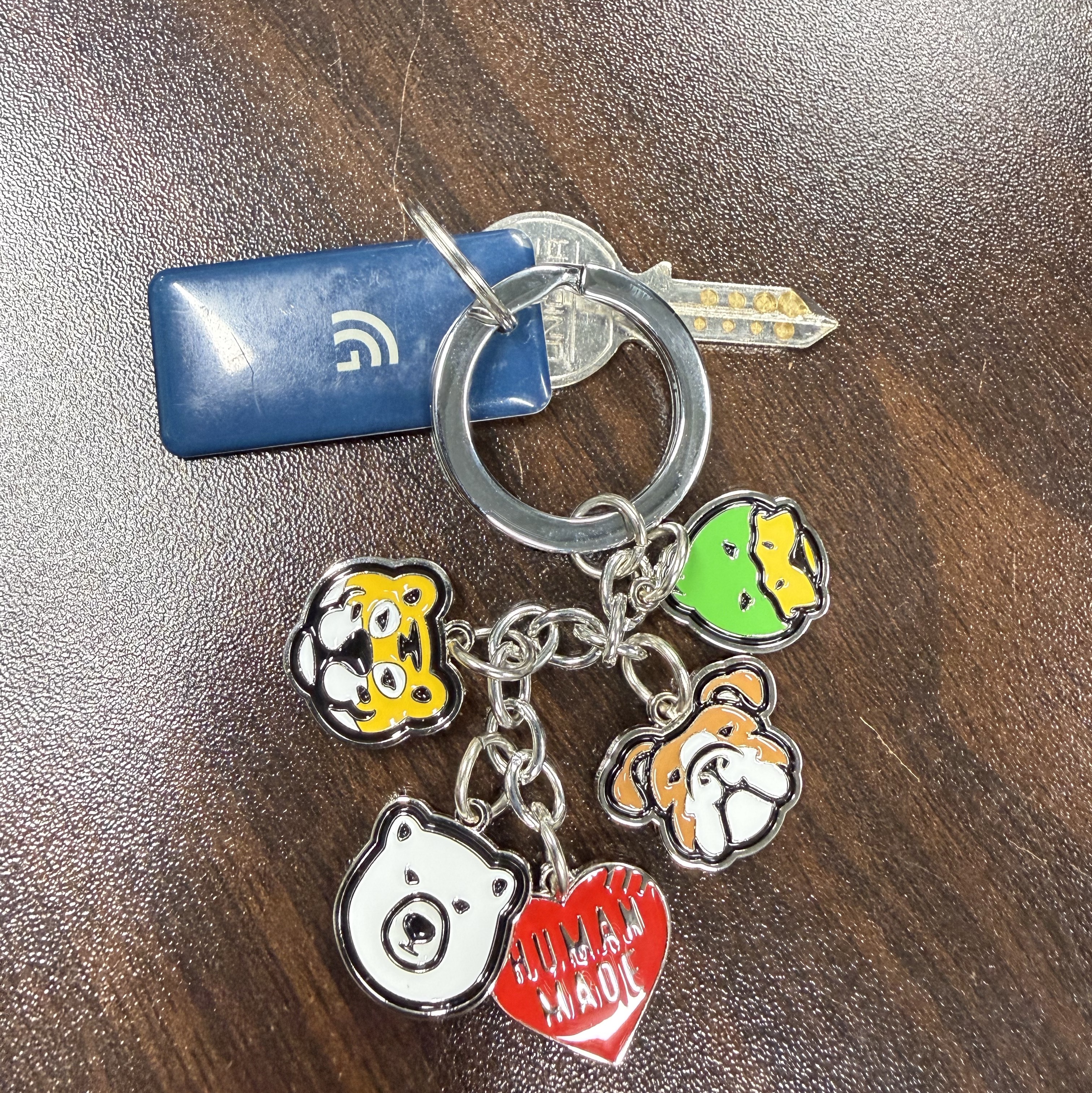 Human Made Animal Keyring Silver 착용 스타일