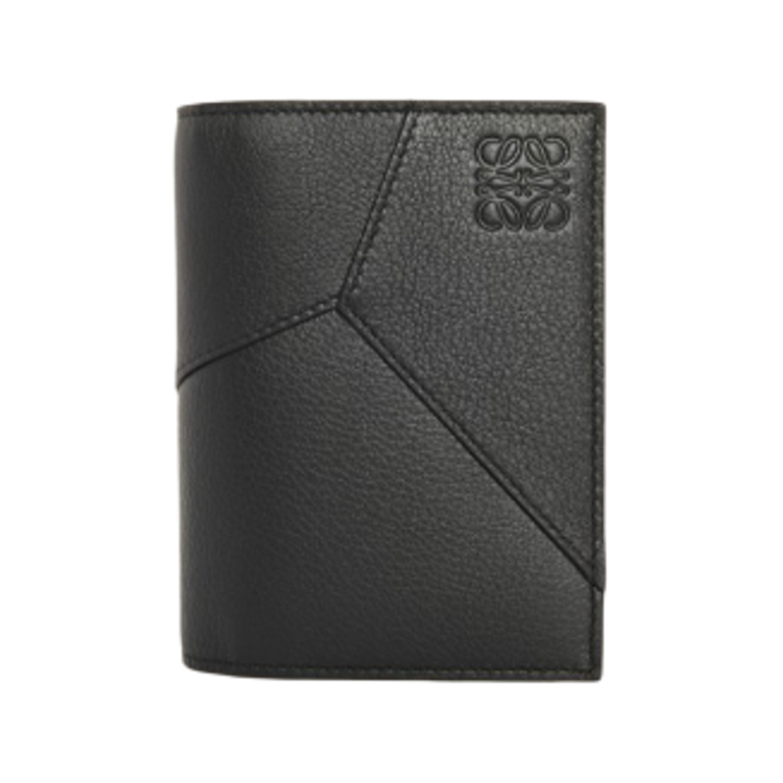 C510144X10-1100 Loewe Puzzle Bifold Wallet in Classic Calfskin Black