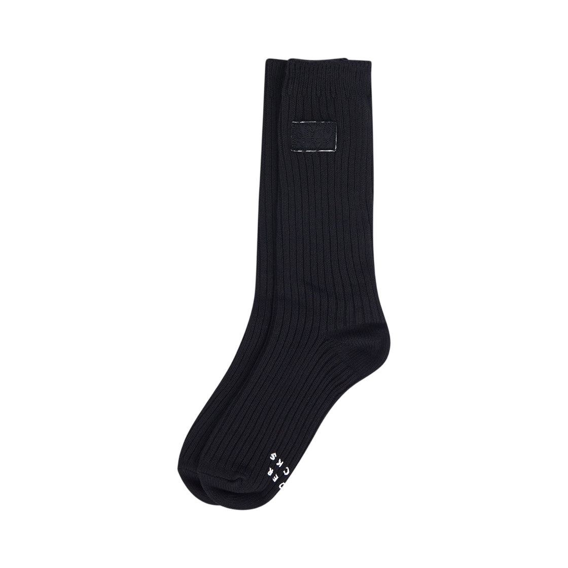 BKAFWSO01BK Ader Error Quilt Patch Socks Noir