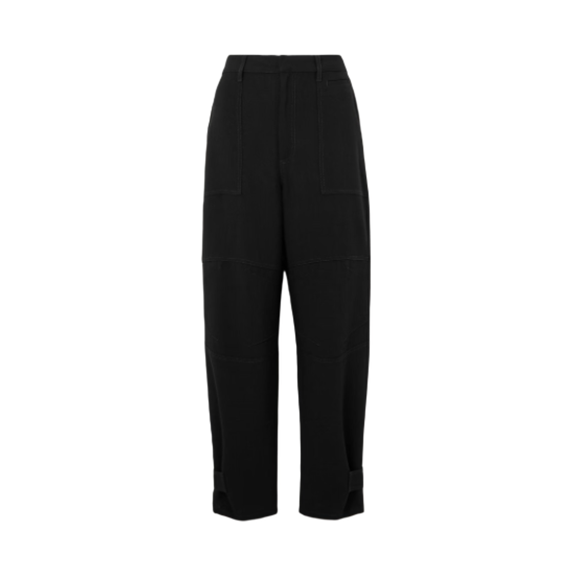 S616Y04X54-1100 Loewe Paula's Ibiza Linen Blend Pants Black