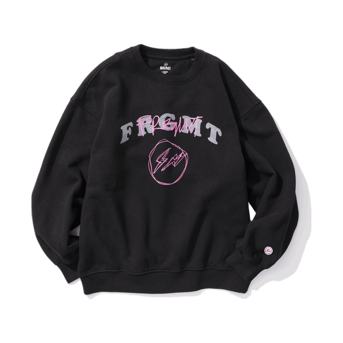 (키즈) 프라그먼트 미니 로고 크루넥 블랙((Kids) Frgmt Mini Logo Crewneck Black)