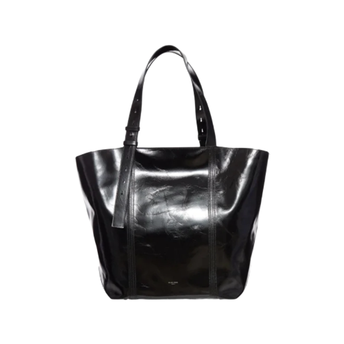 GWA00694-A000673-90100 Golden Goose Leather Tote Bag Black