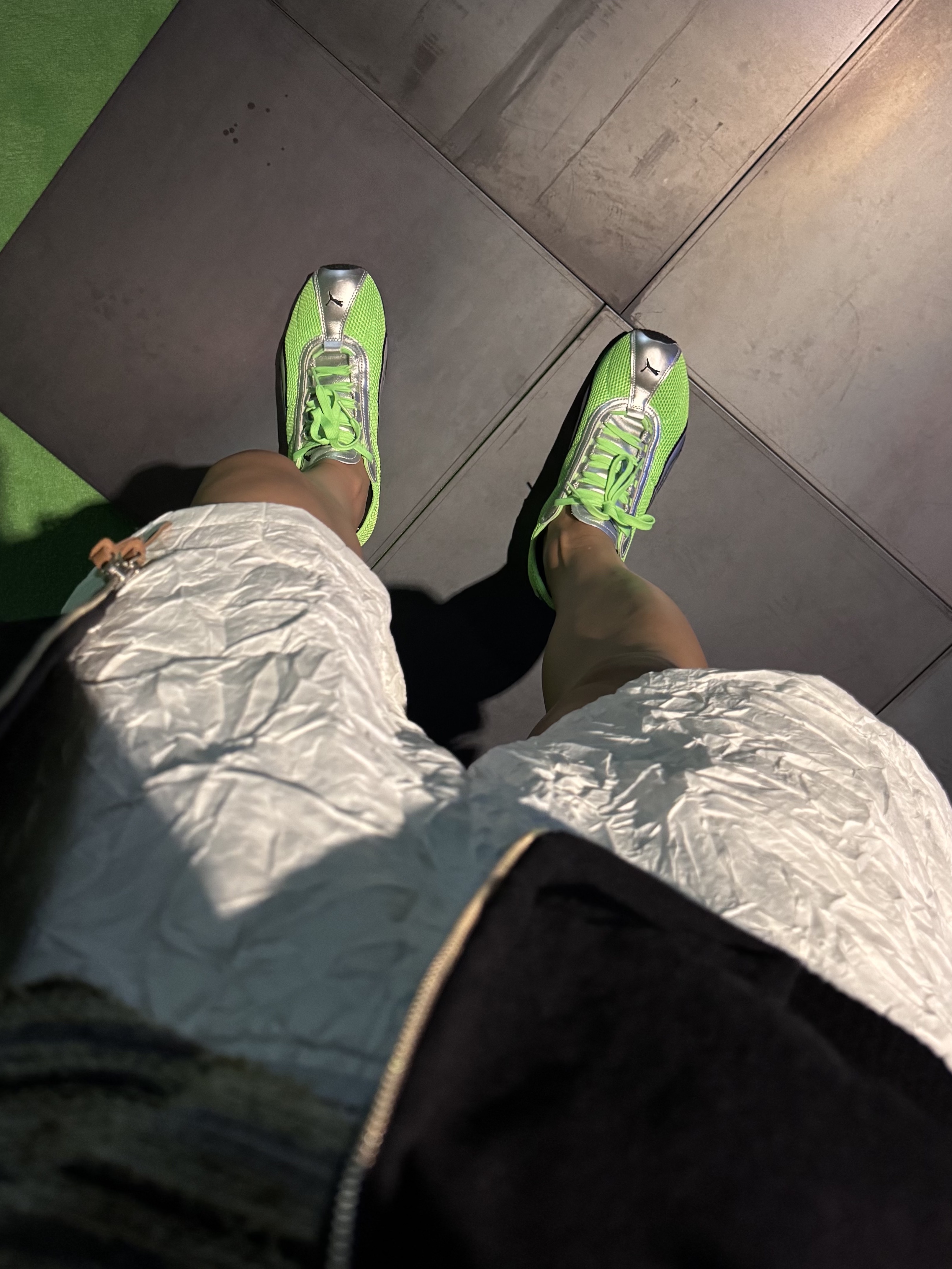 Puma H-street OG Green Silver 착용 스타일 - 2