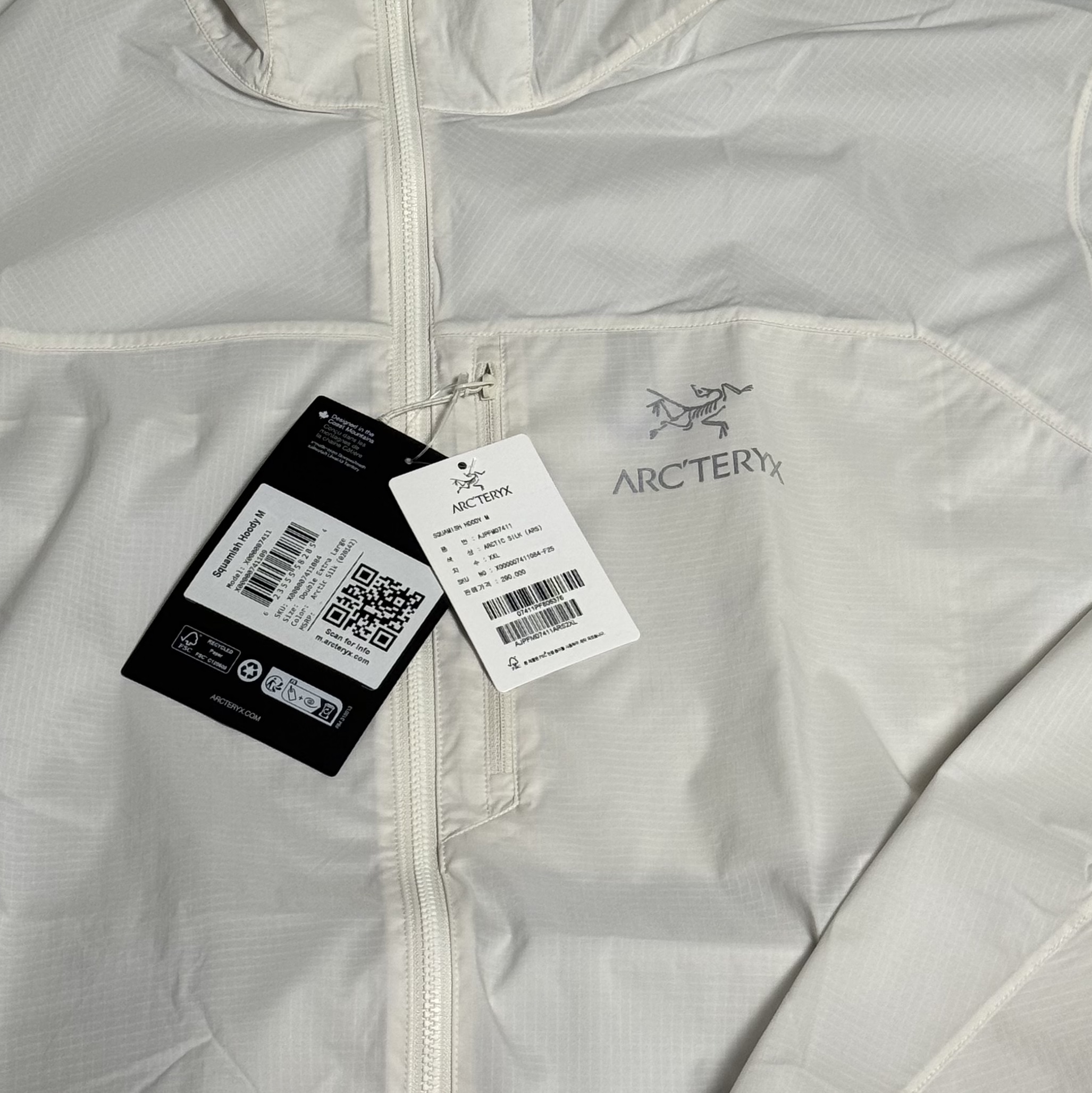 Arc'teryx Squamish Hoody Arctic Silk 착용 스타일