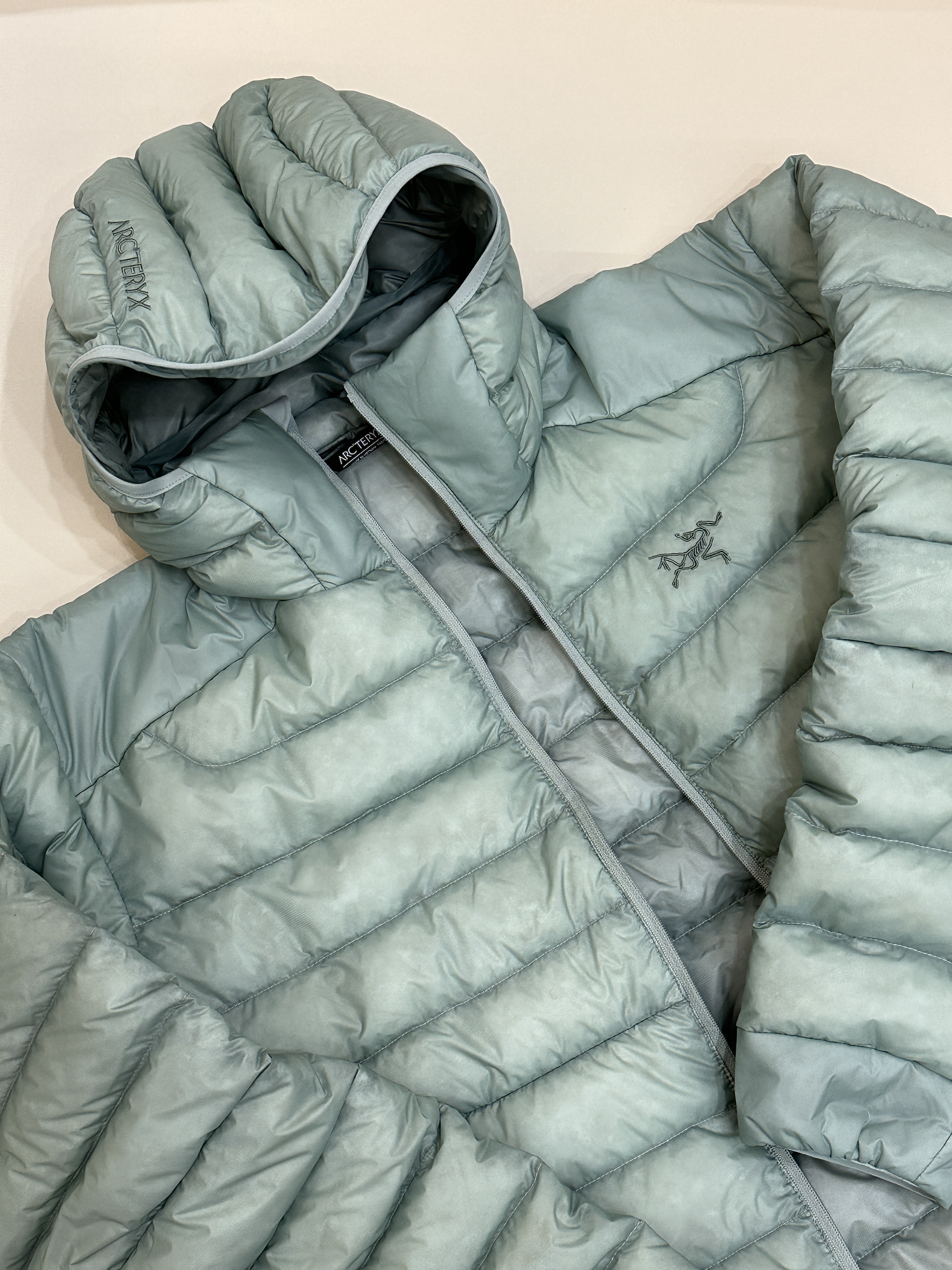 Arc'teryx Cerium Hoody Stone Green 착용 스타일 - 6