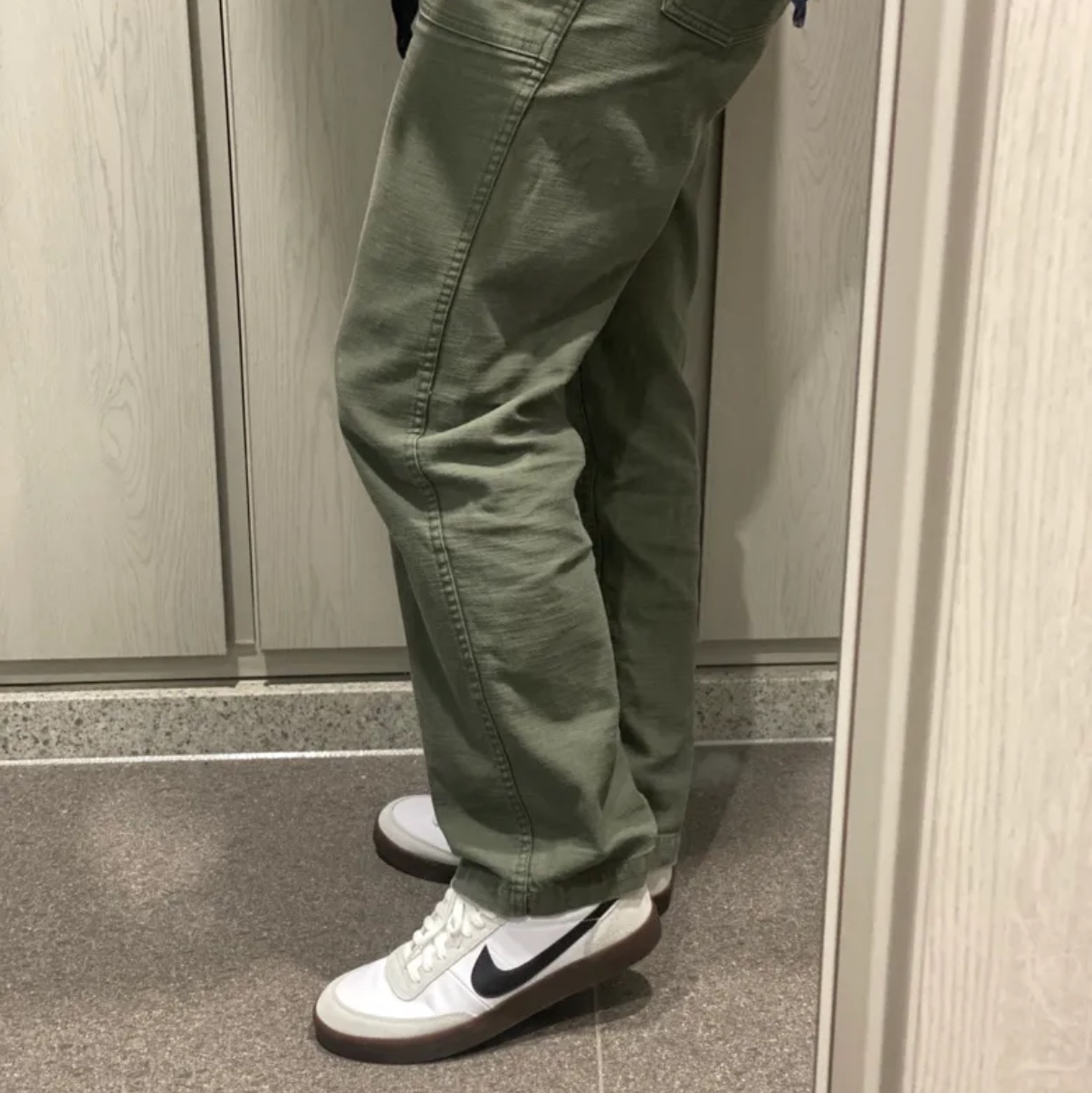 Nike x J.Crew Killshot 2 Sail Midnight Navy 착용 스타일