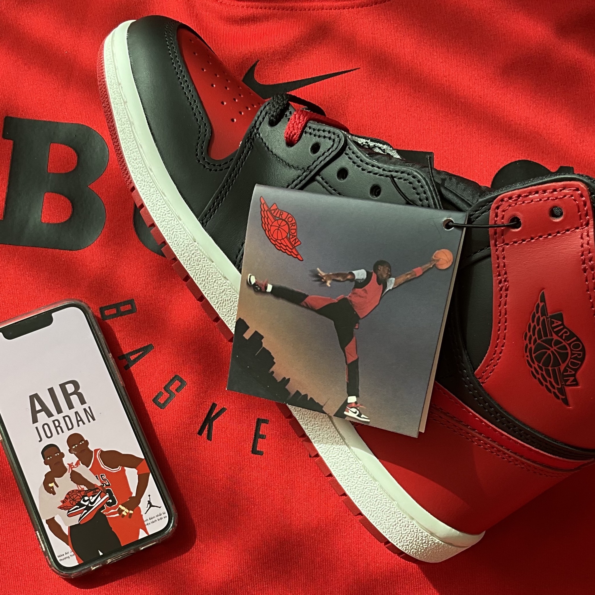 Jordan 1 High 85 Bred 착용 스타일 - 1