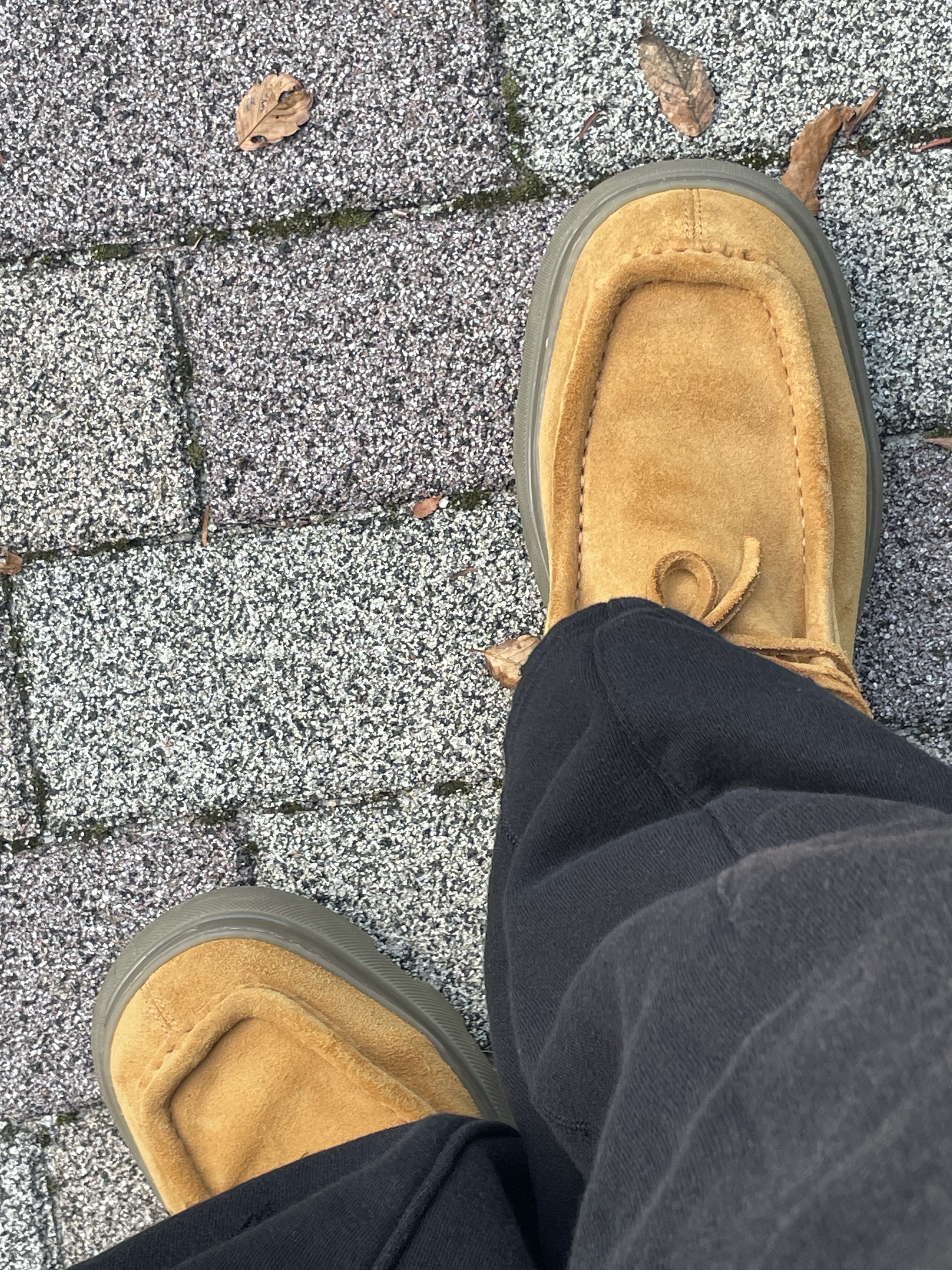 Burberry Suede Creeper Shoes Brown, Needles Darts H.D. Sweat Pants French Terry Purple 착용 스타일 - 3