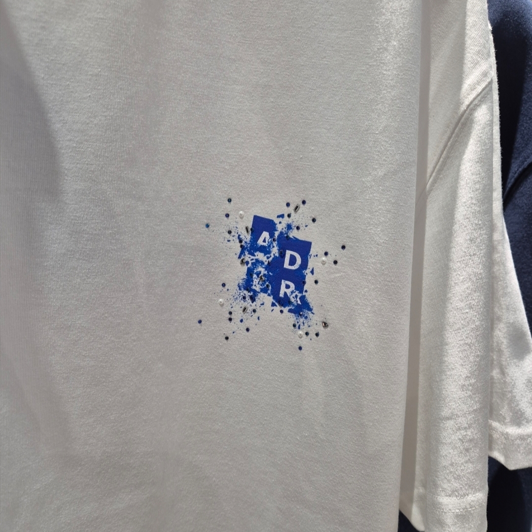 Ader Error Gemma T-Shirt Off White 착용 스타일