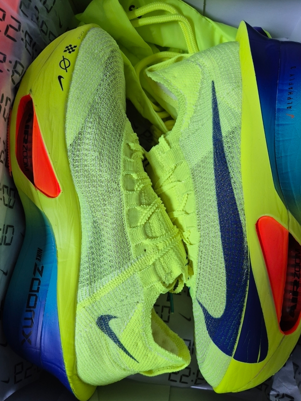 Nike Air Zoom Alphafly Next% 3 Volt 착용 스타일