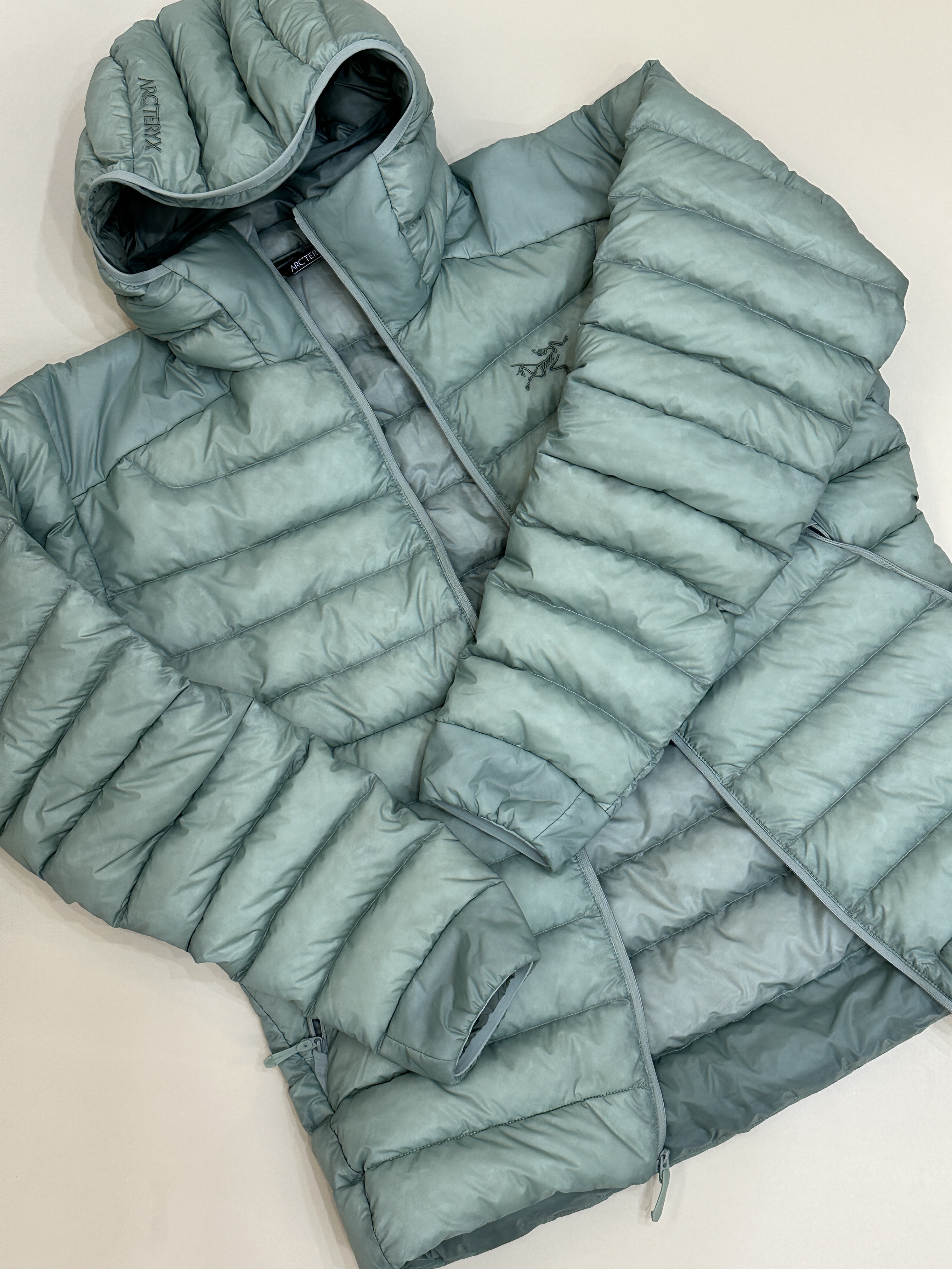 Arc'teryx Cerium Hoody Stone Green 착용 스타일 - 5