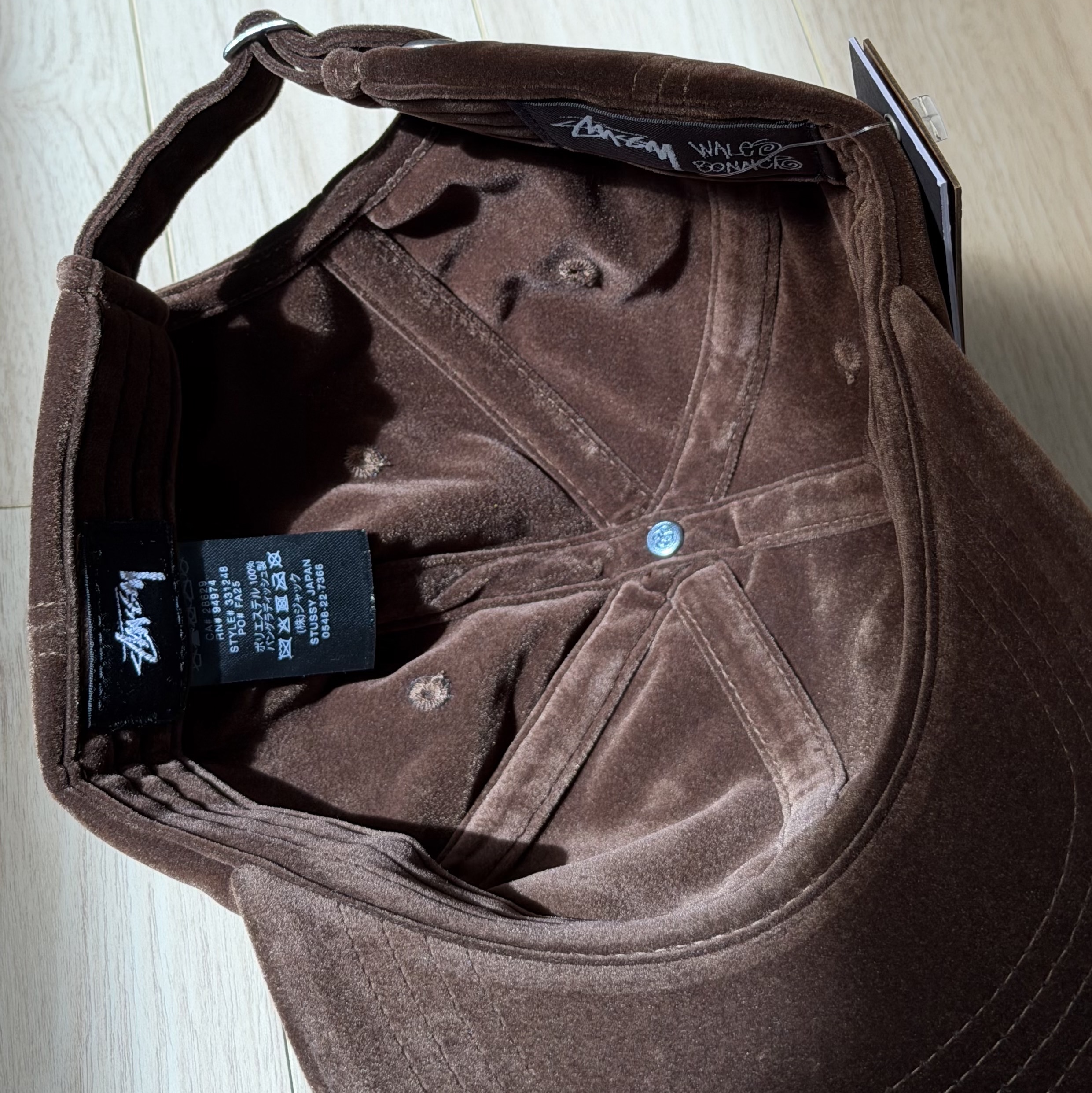 Stussy x Wales Bonner Cap Brown 착용 스타일 - 4