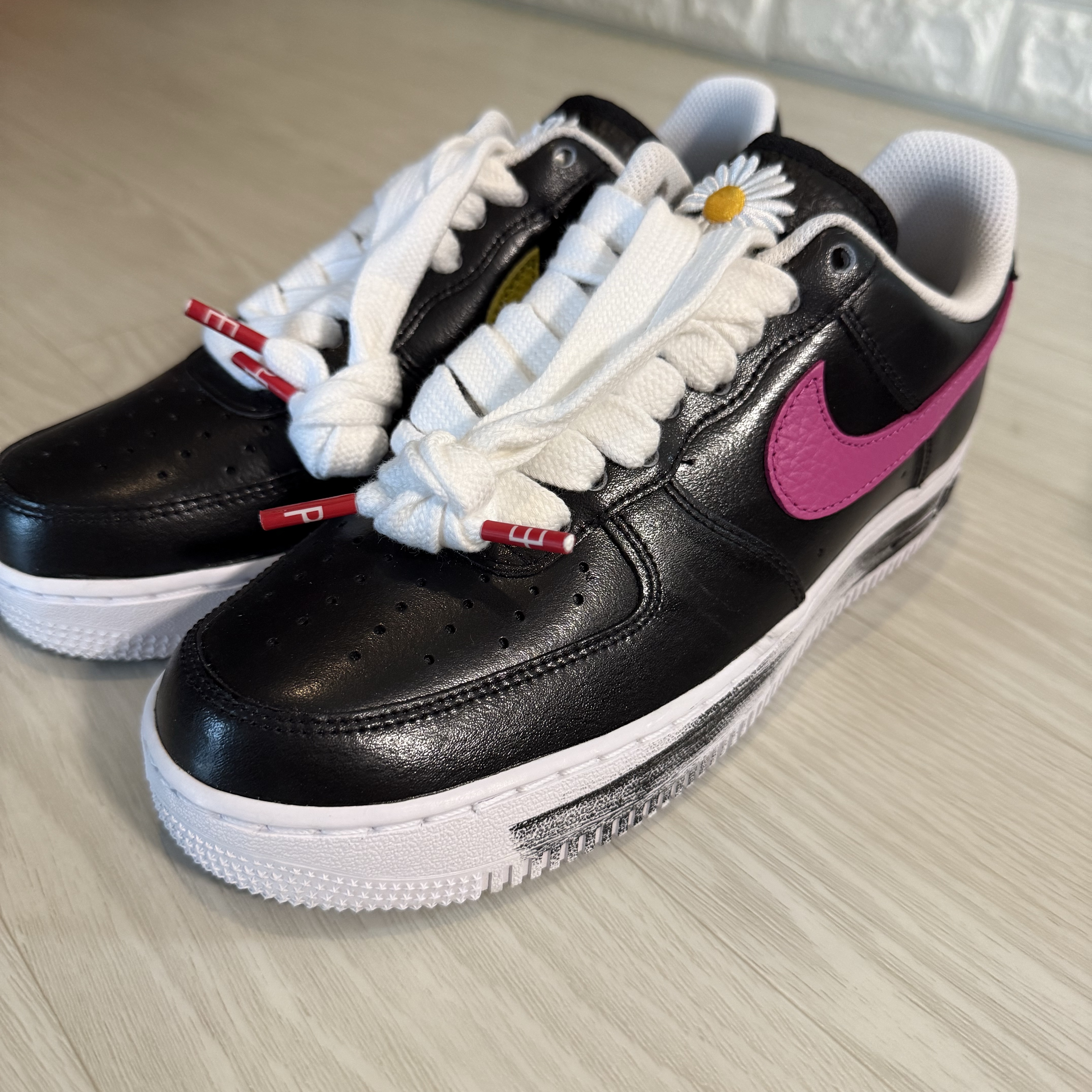 Nike x Peaceminusone Air Force 1 Low Para-Noise 3.0 Black and Multicolor 착용 스타일 - 2