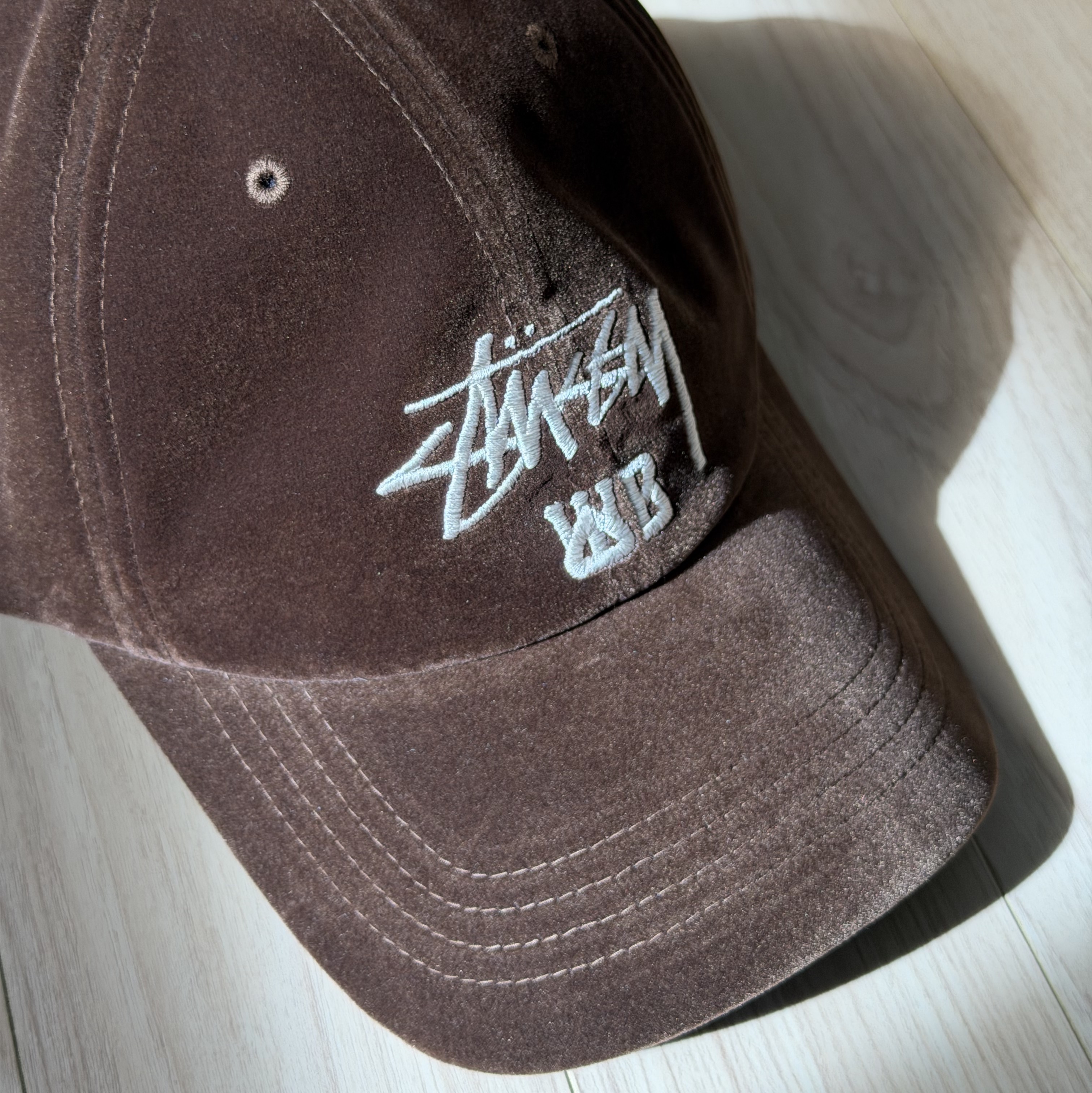 Stussy x Wales Bonner Cap Brown 착용 스타일 - 2