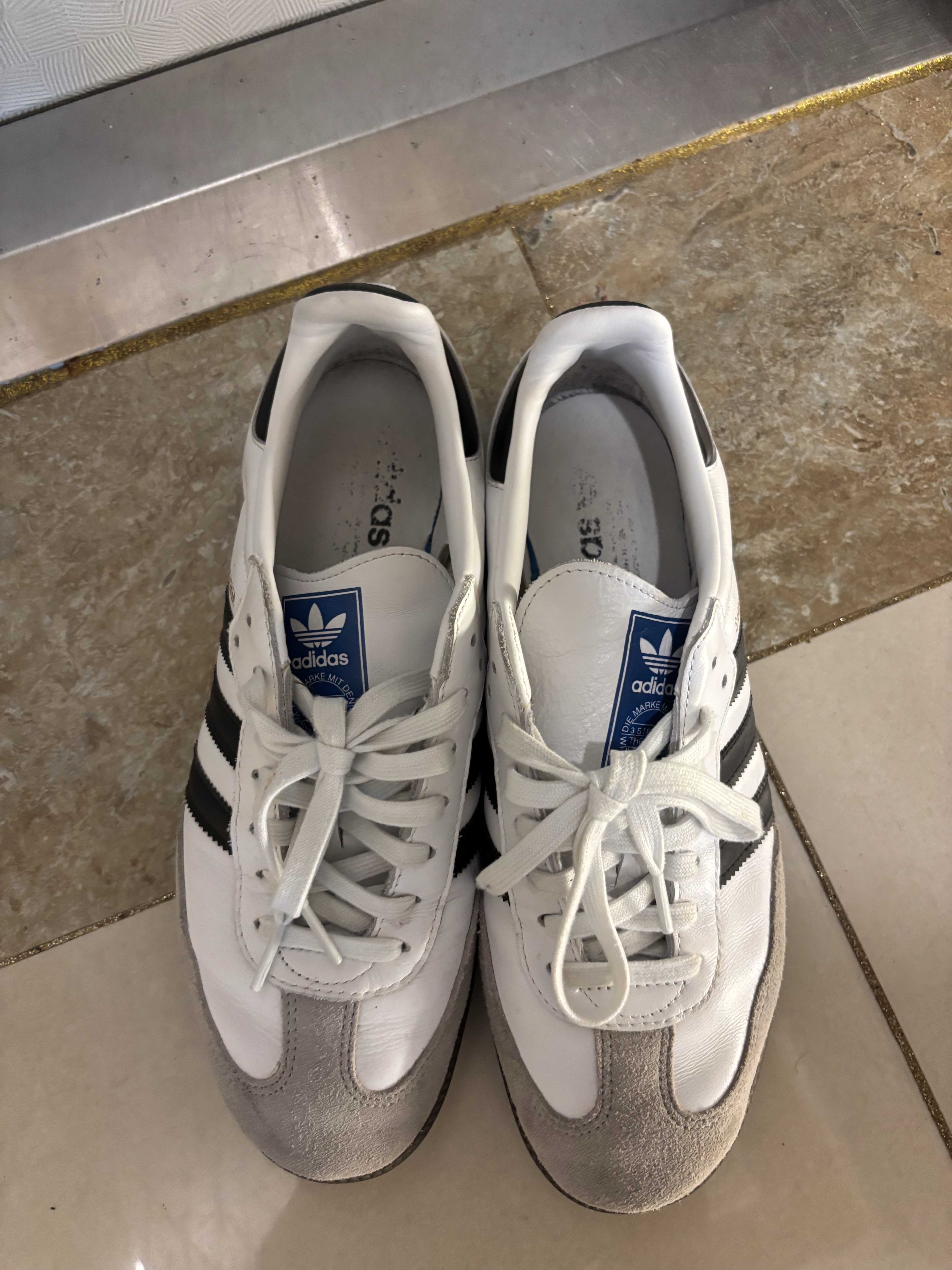 Adidas Samba OG Cloud White 착용 스타일