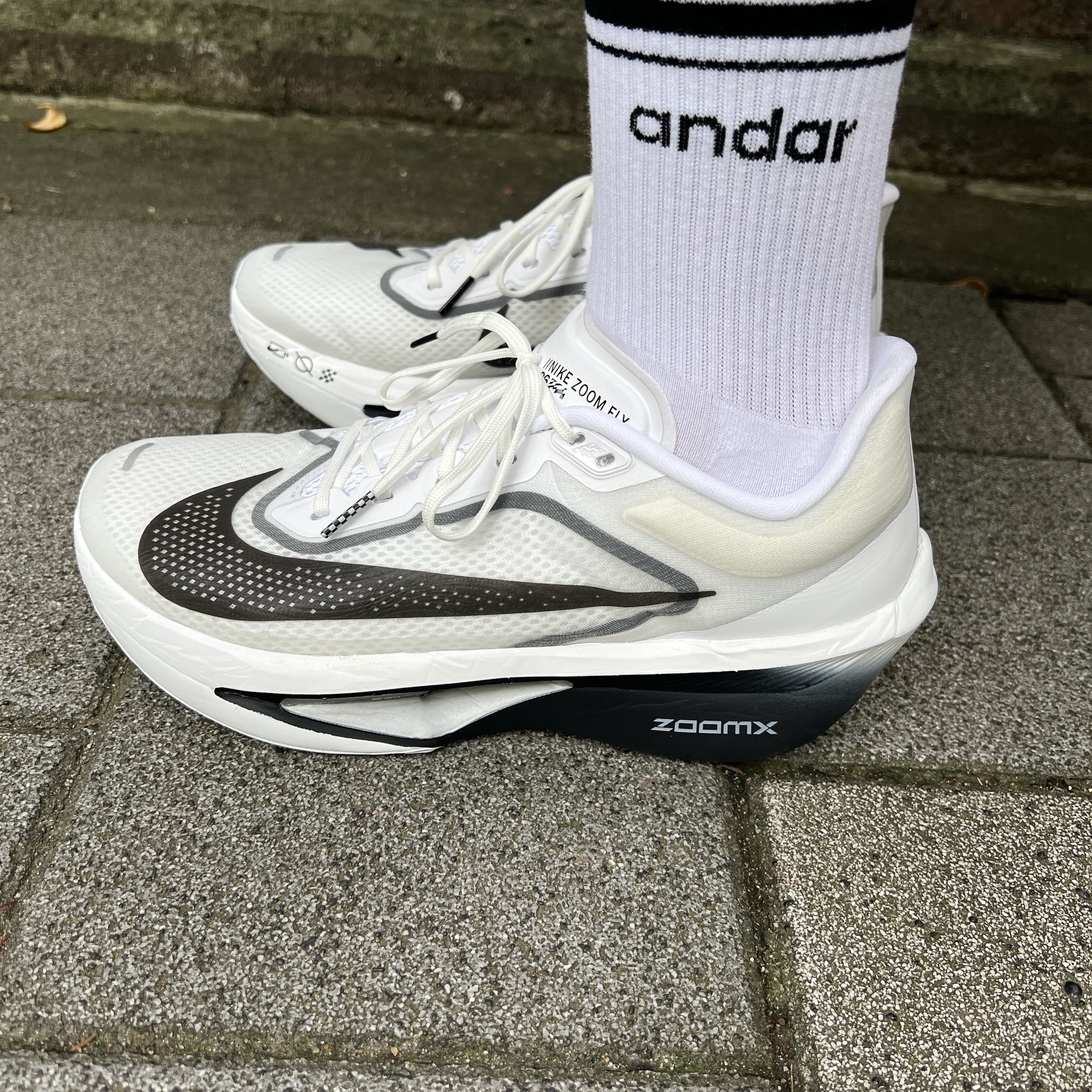 Nike Zoom Fly 6 White Smoke Grey 착용 스타일