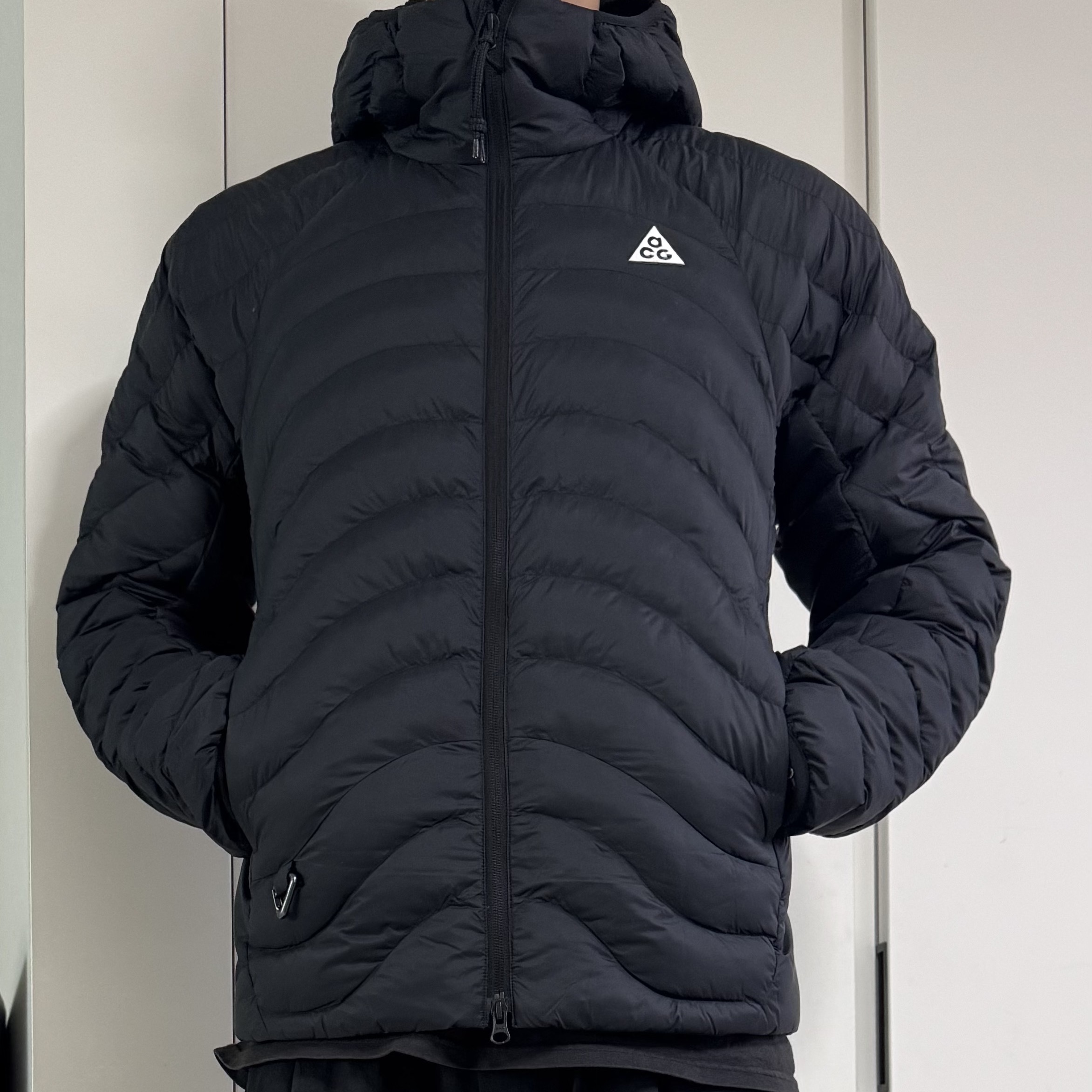 Nike ACG Lava Flow Therma-Fit ADV Jacket Black Summit White - Asia 착용 스타일