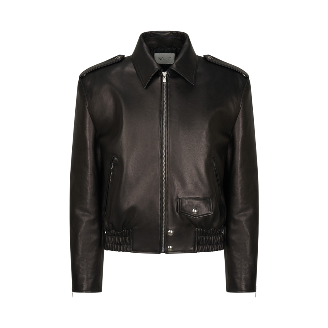 NMA5FLO01BK Noice Classic Rider Lambskin Blouson Black
