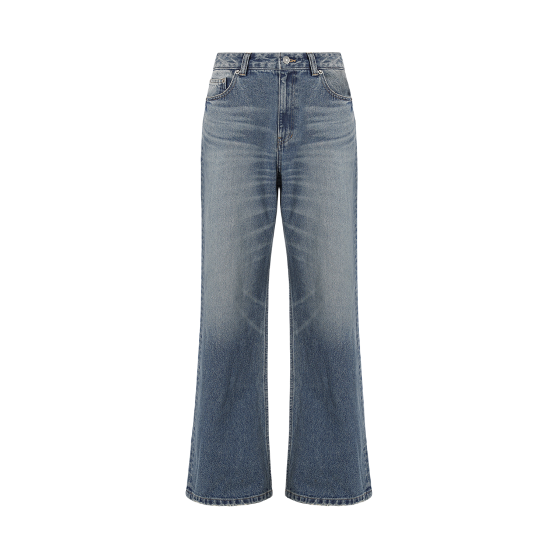 NWA5FDP77IN (W) Noice Washed Straight Wide Jean Indigo