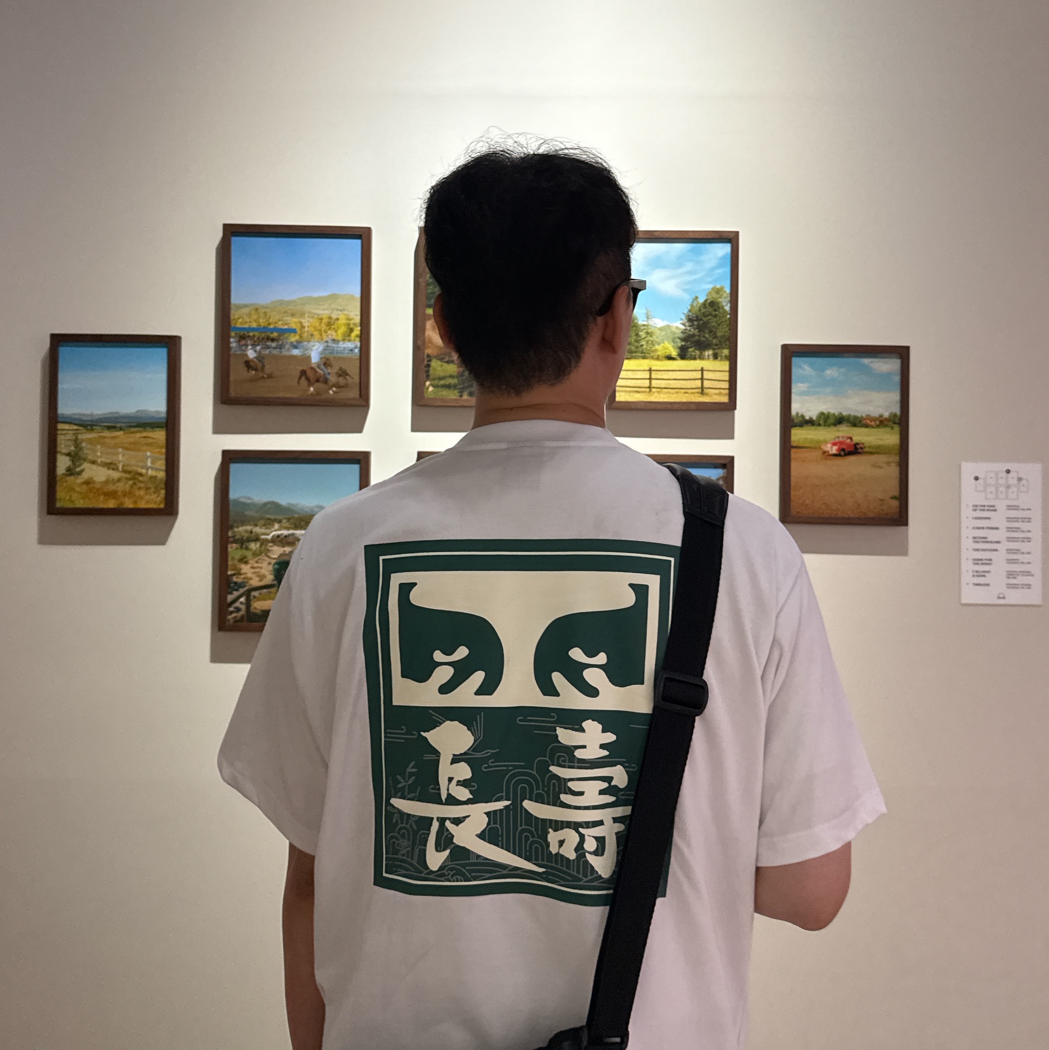 Obey x Jangsu Eyes Icon T-shirt White 착용 스타일