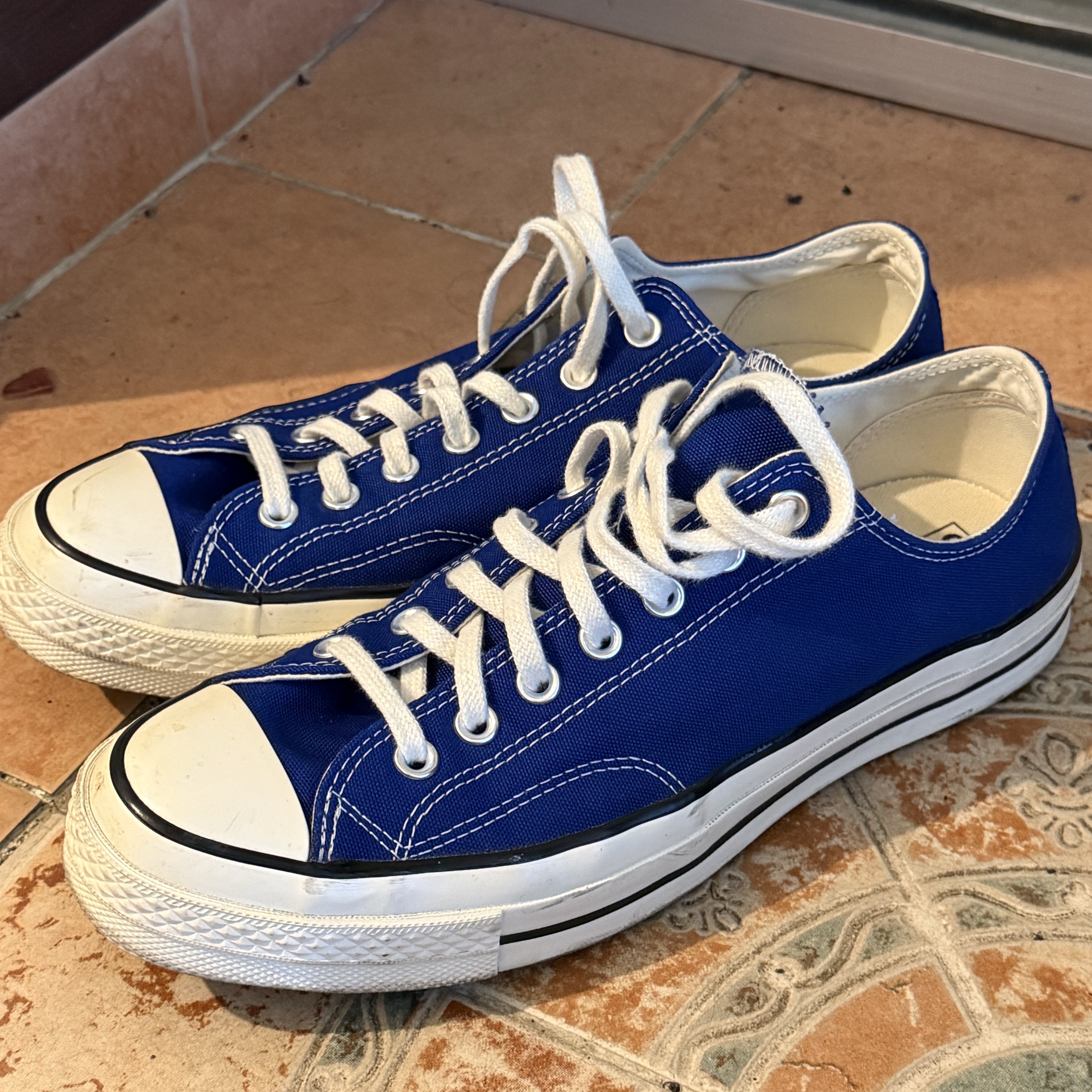 Converse Chuck 70 Ox Vintage Canvas Rush Blue 착용 스타일