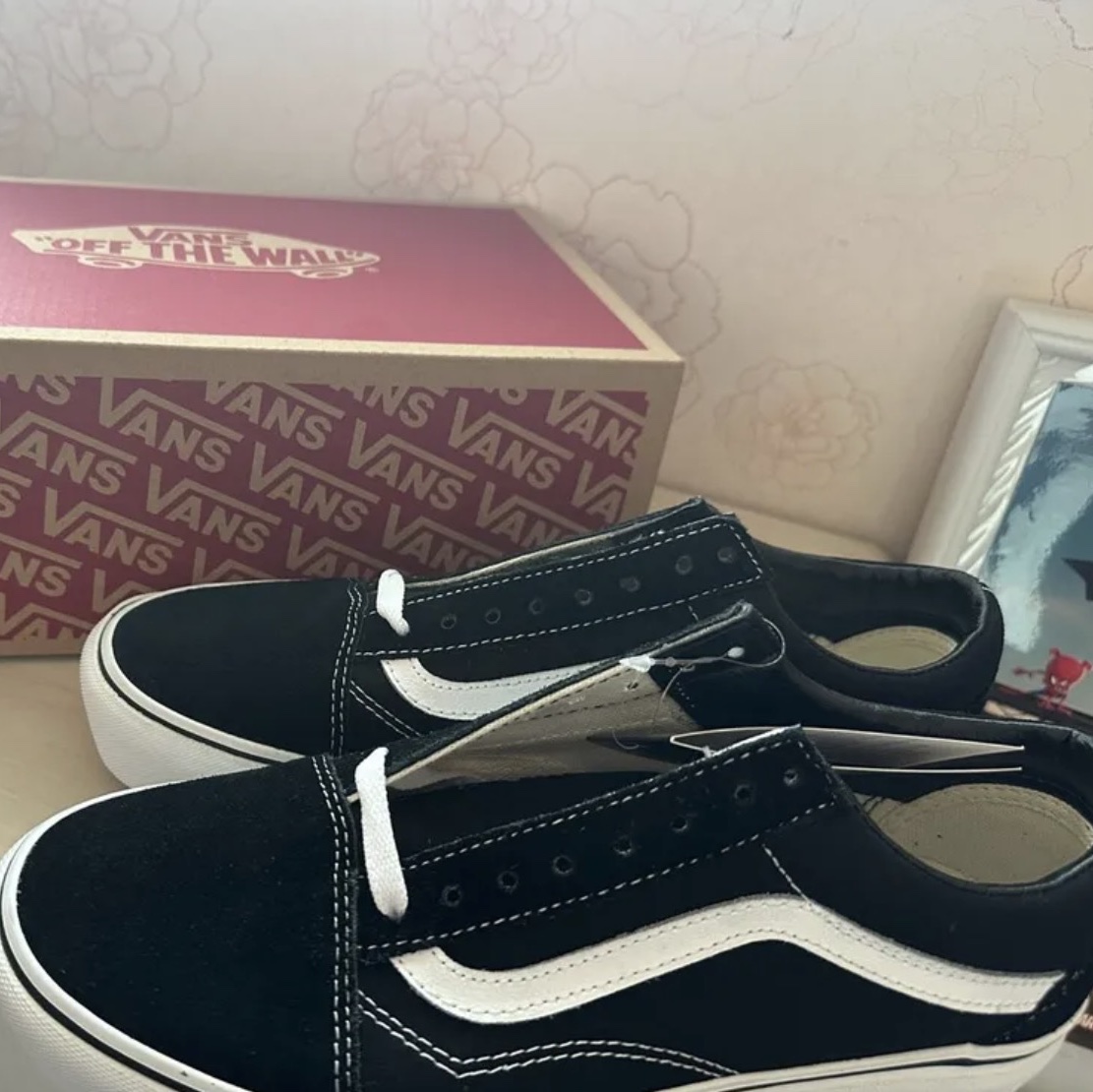 Vans Old Skool Platform Black White 착용 스타일