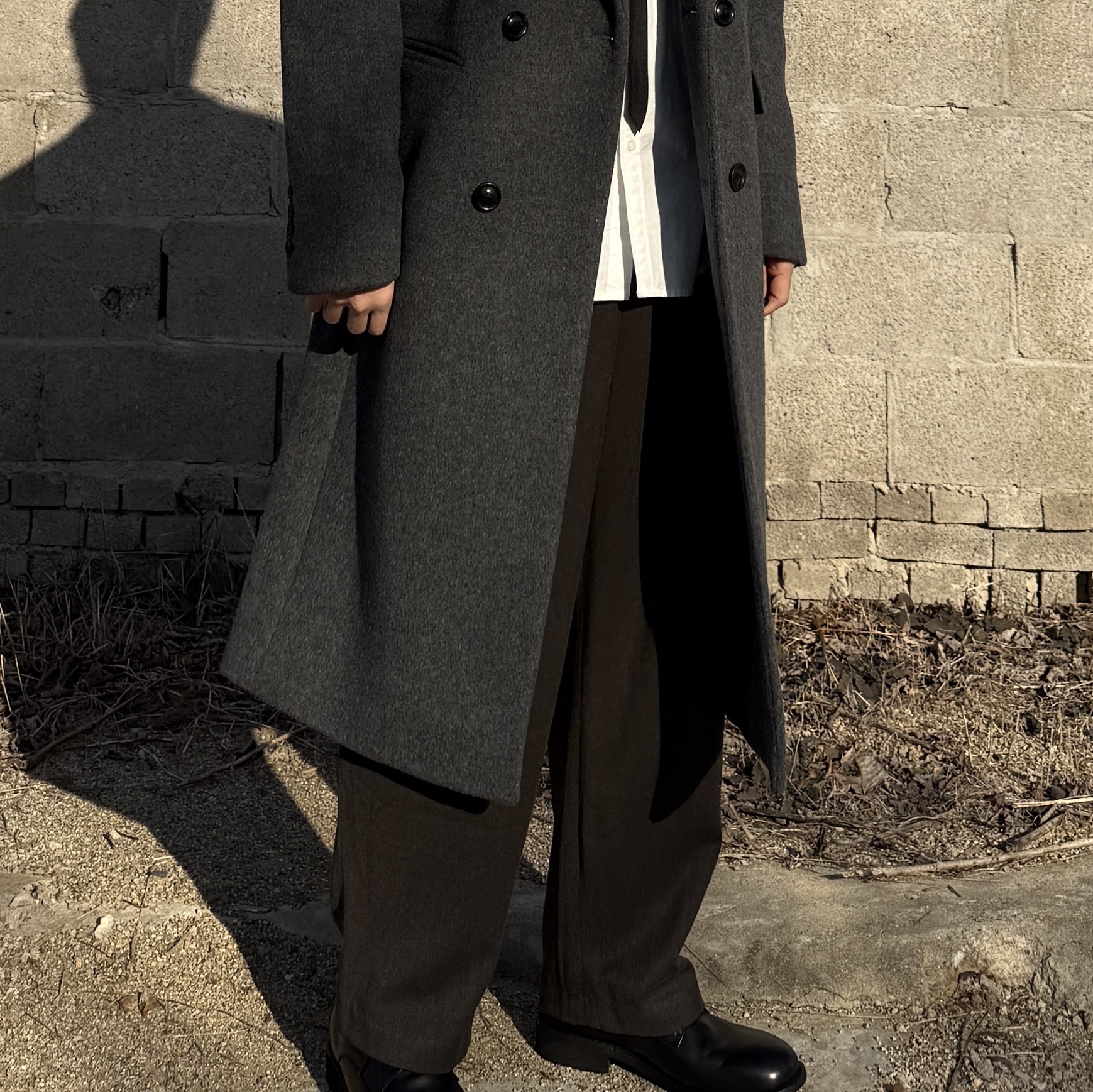 Kinchi Shower - 808 (a) Black 착용 스타일
