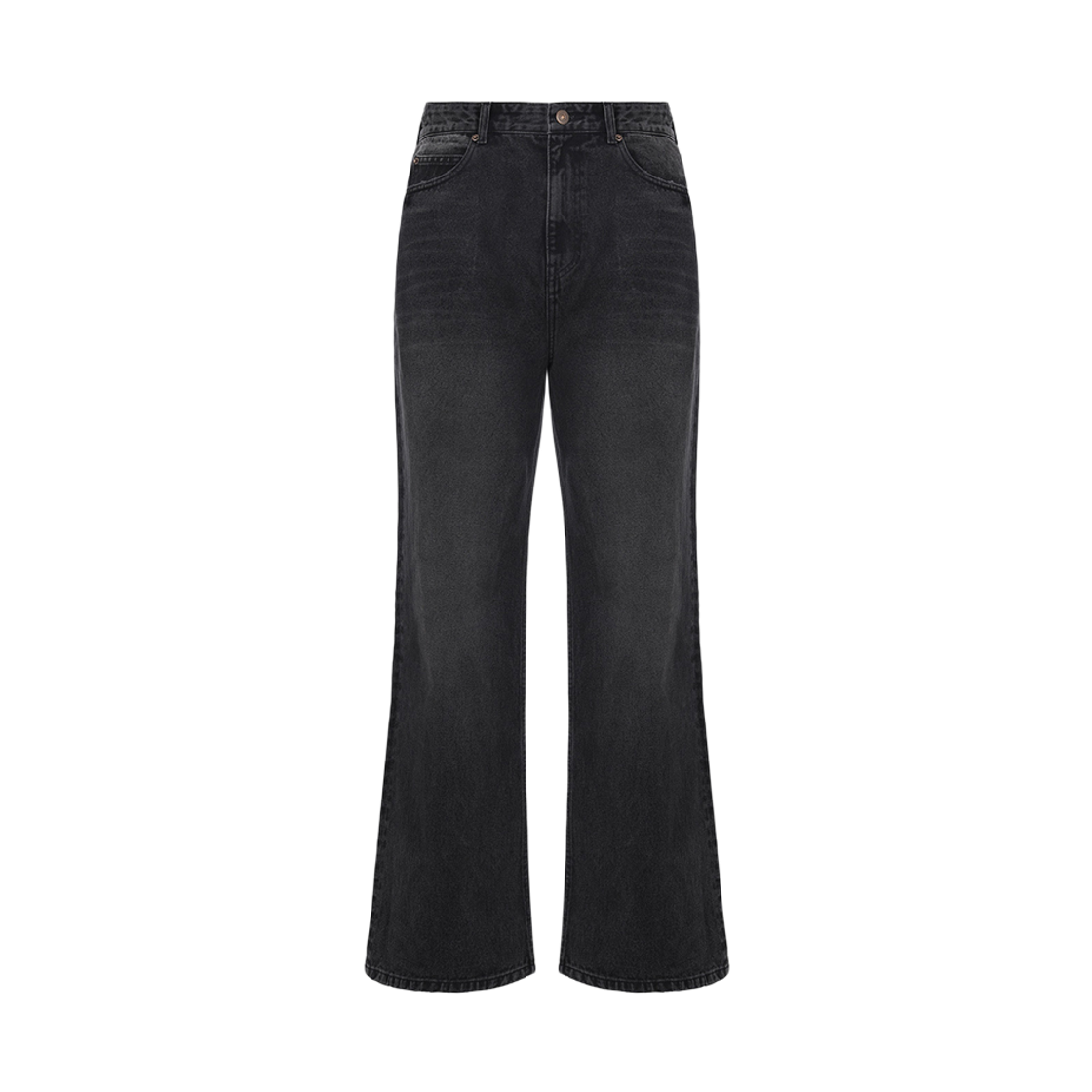 NMA5FDP77BK Noice Washed Straight Wide Jean Black