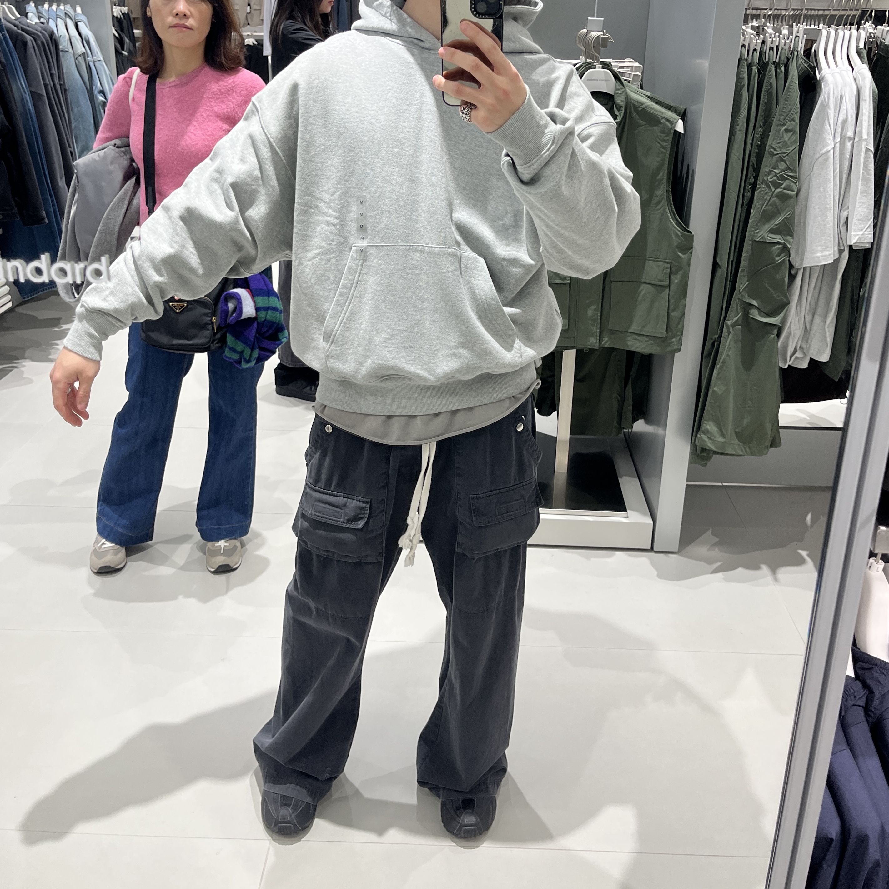 Polyteru Front Cargo Pants 1.2v Black, [기간한정 20%쿠폰] Polyteru Human Index Human Sleeveless Gray Beige 착용 스타일