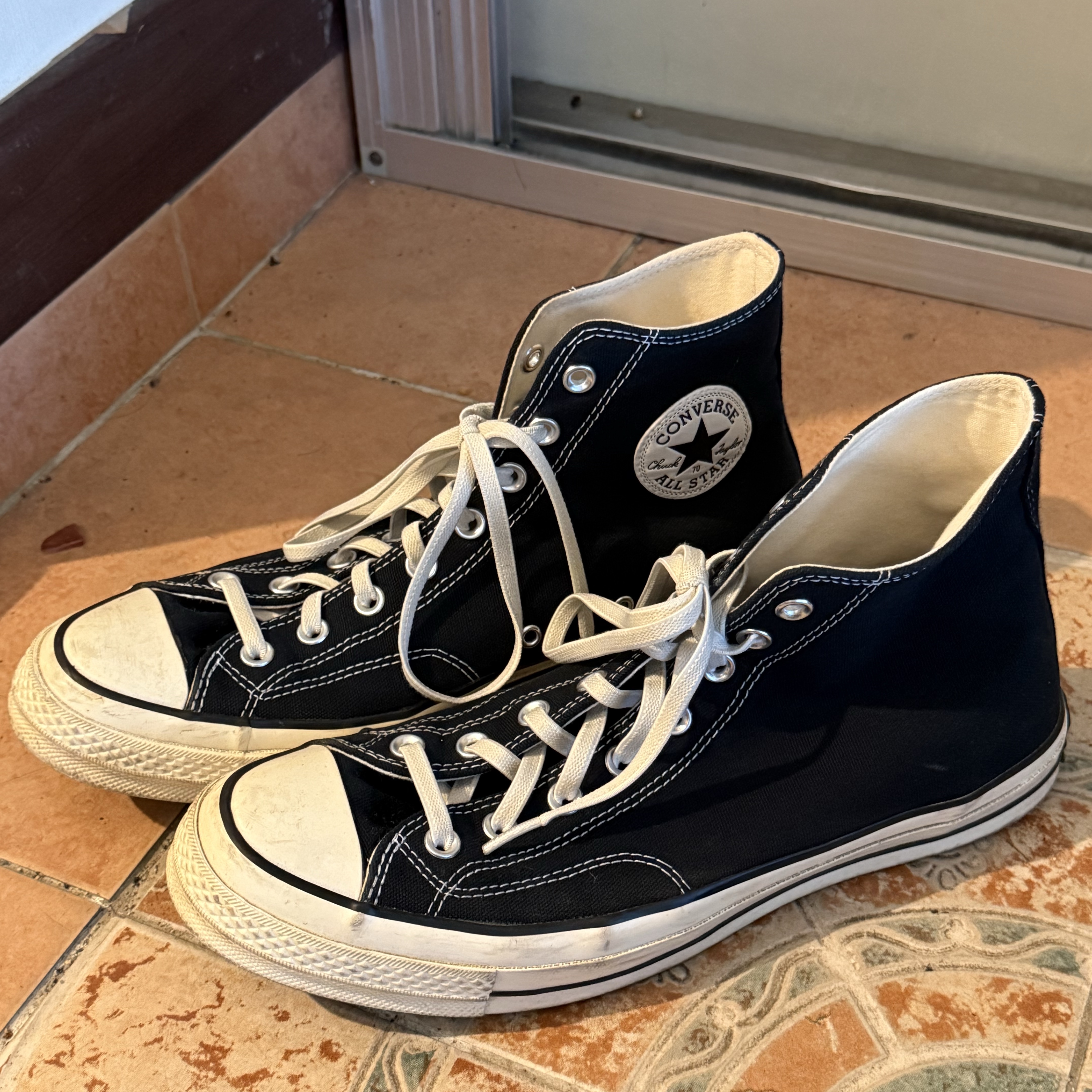 Converse Chuck 70 Hi Black 착용 스타일