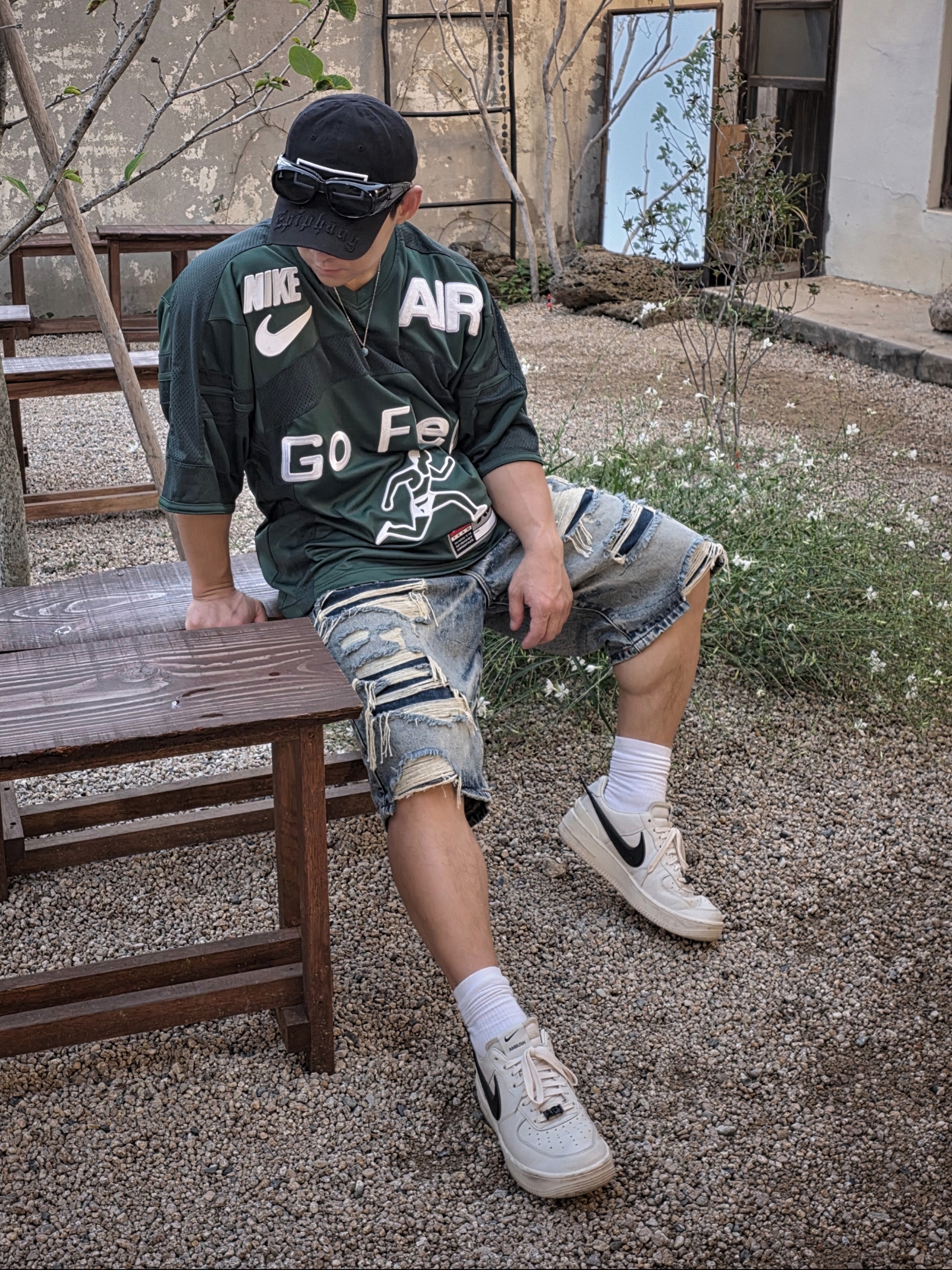 Nike x Cactus Plant Flea Market S/S Jersey Green - Asia, Nike x Ambush Air Force 1 Low SP Phantom 착용 스타일 - 2