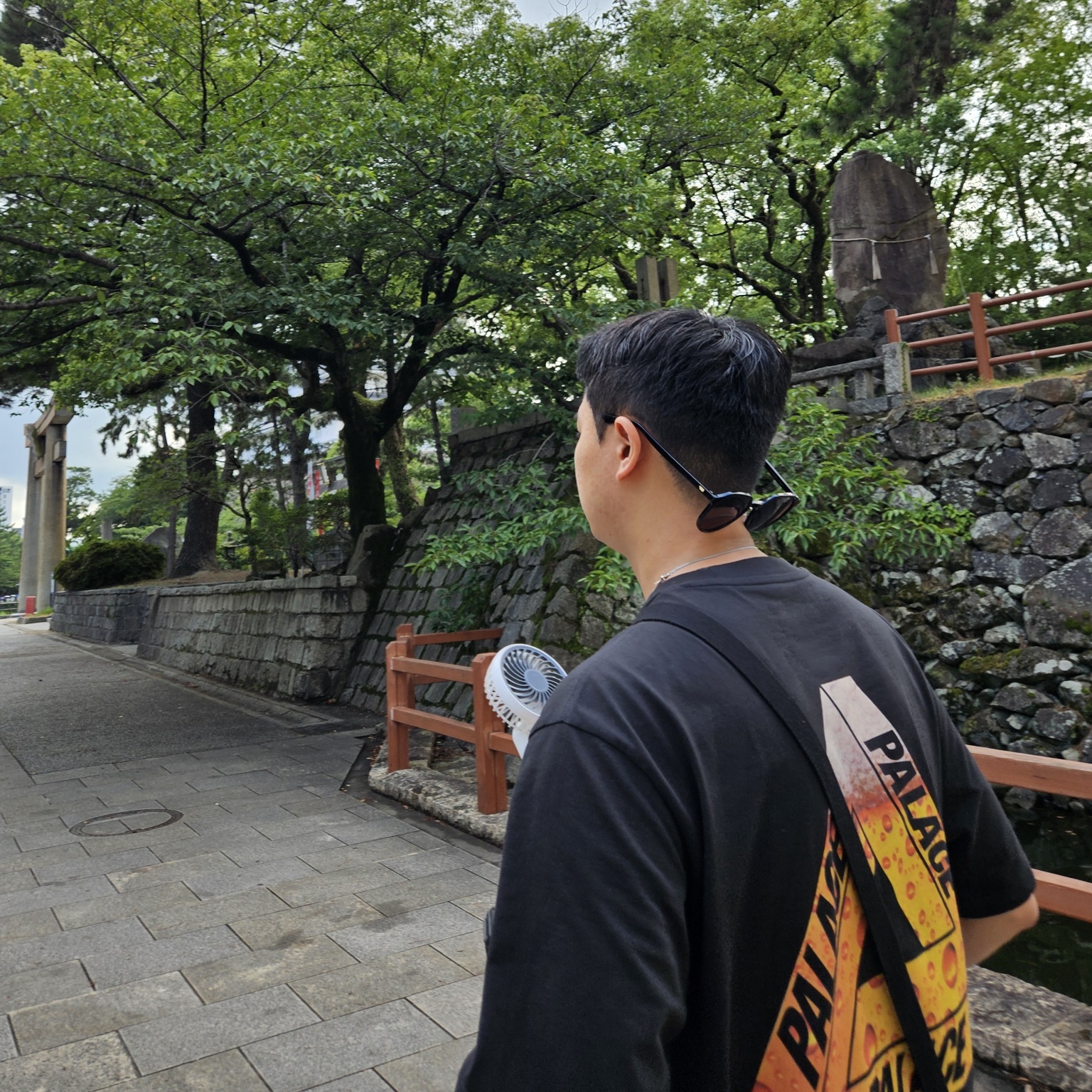 Palace Tri-Lager T-Shirt Black - 20FW 착용 스타일