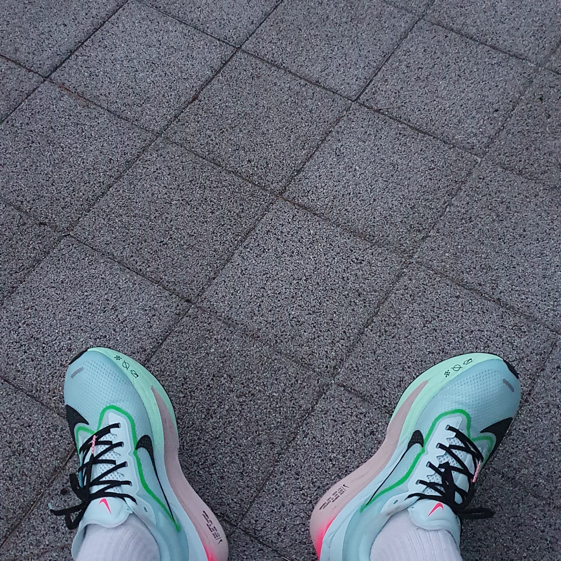 Nike Zoom Fly 6 Glacier Ice Hyper Pink 착용 스타일