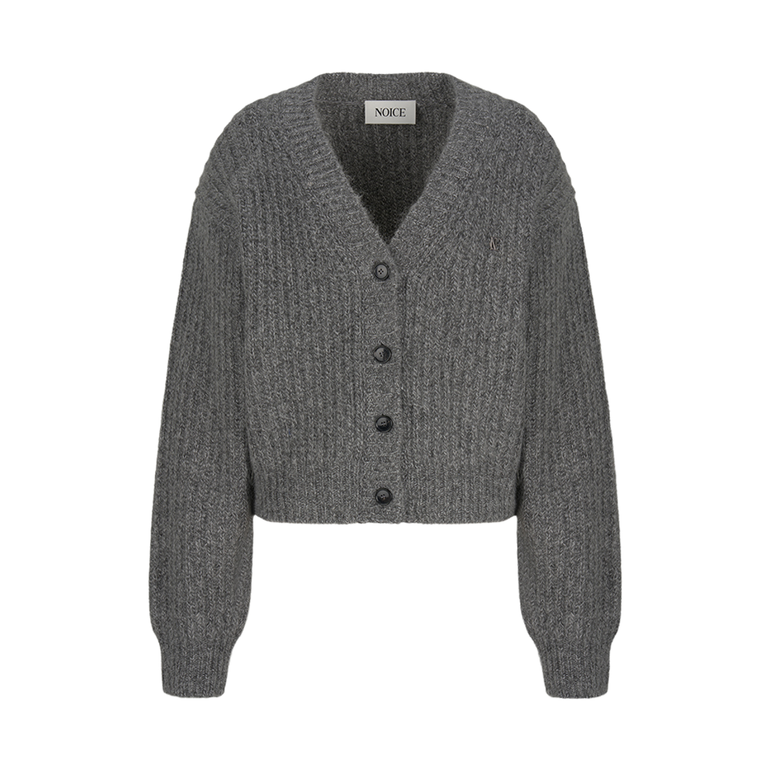 NWA5WKO29LG (W) Noice Fine Wool Knit Cardigan Light Gray