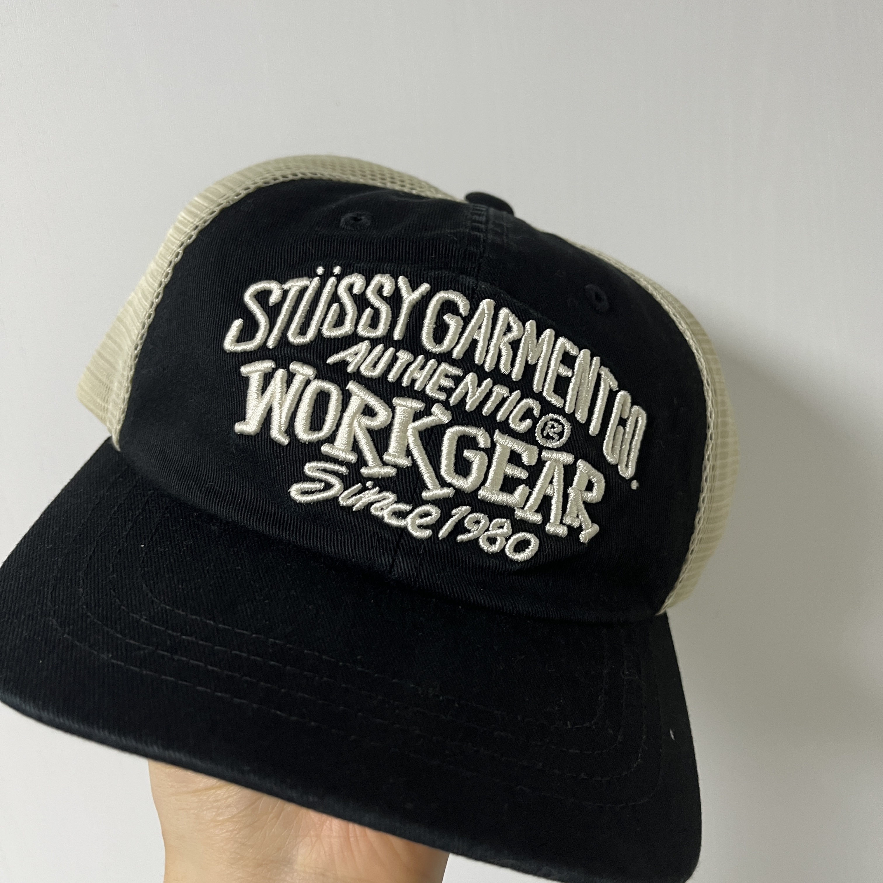 Stussy Low Profile Workgear Strapback Black 착용 스타일