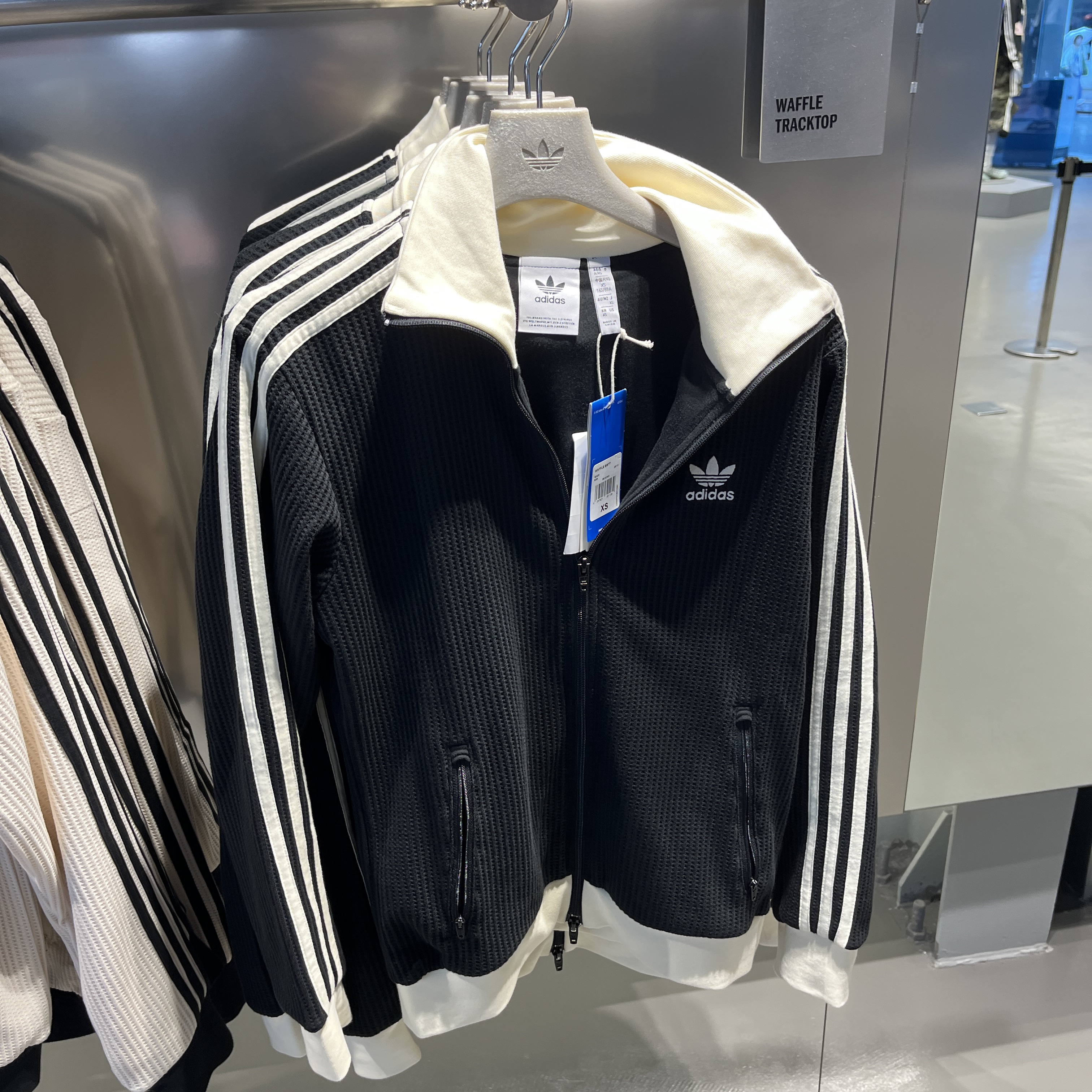 Adidas Waffle Beckenbauer Track Top Black - KR Sizing, Adidas Waffle Beckenbauer Track Top Black - KR Sizing 착용 스타일