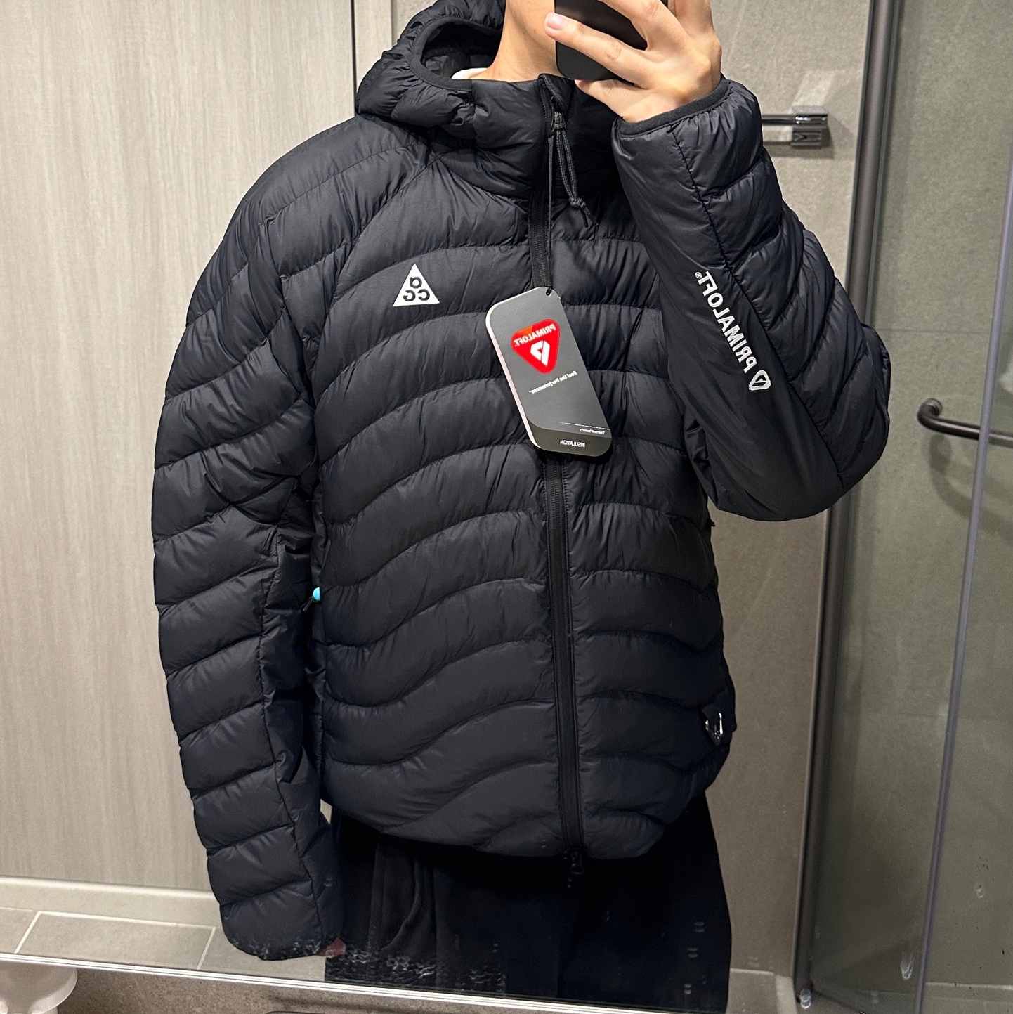 Nike ACG Lava Flow Therma-Fit ADV Jacket Black Summit White - Asia 착용 스타일
