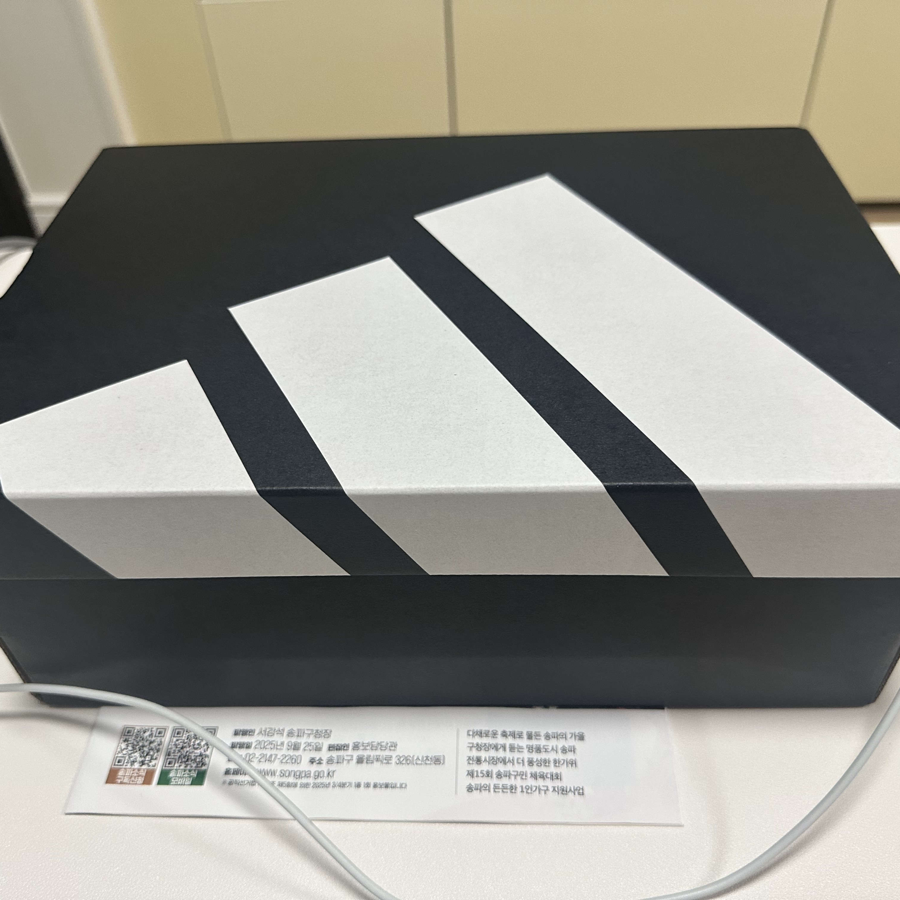 Adidas Adizero EVO SL Core Black Cloud White 착용 스타일 - 1