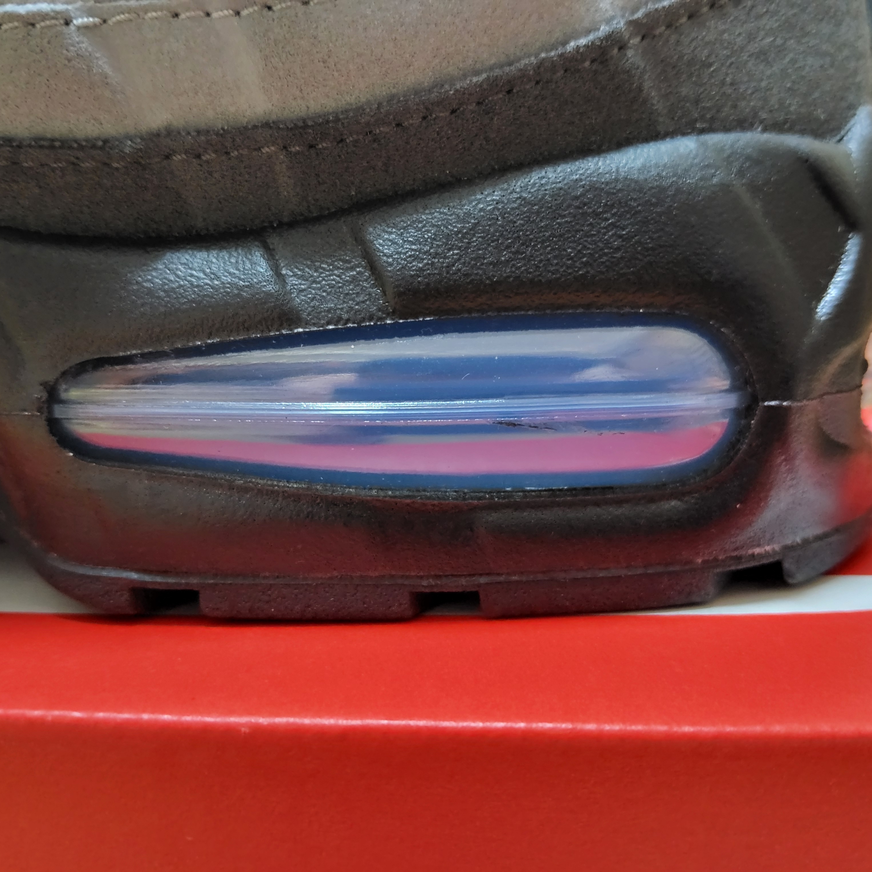 Nike Air Max 95 OG Cool Grey and Blue Spark 착용 스타일 - 2