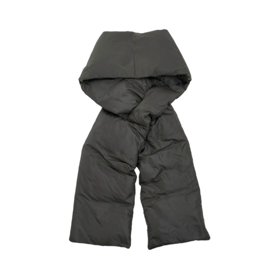 (W) 막스마라 더 큐브 세이펫 발수 테크니컬 패브릭 스카프 미디움 그레이((W) Max Mara The Cube Seipet Scarf in Water-Repellent Technical Fabric Medium Grey)