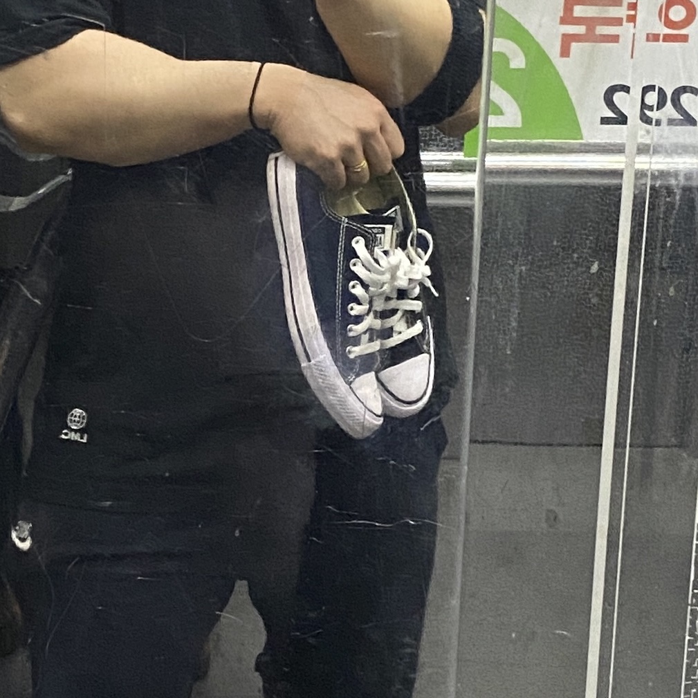Converse Chuck 70 Ox Black - Standard 착용 스타일