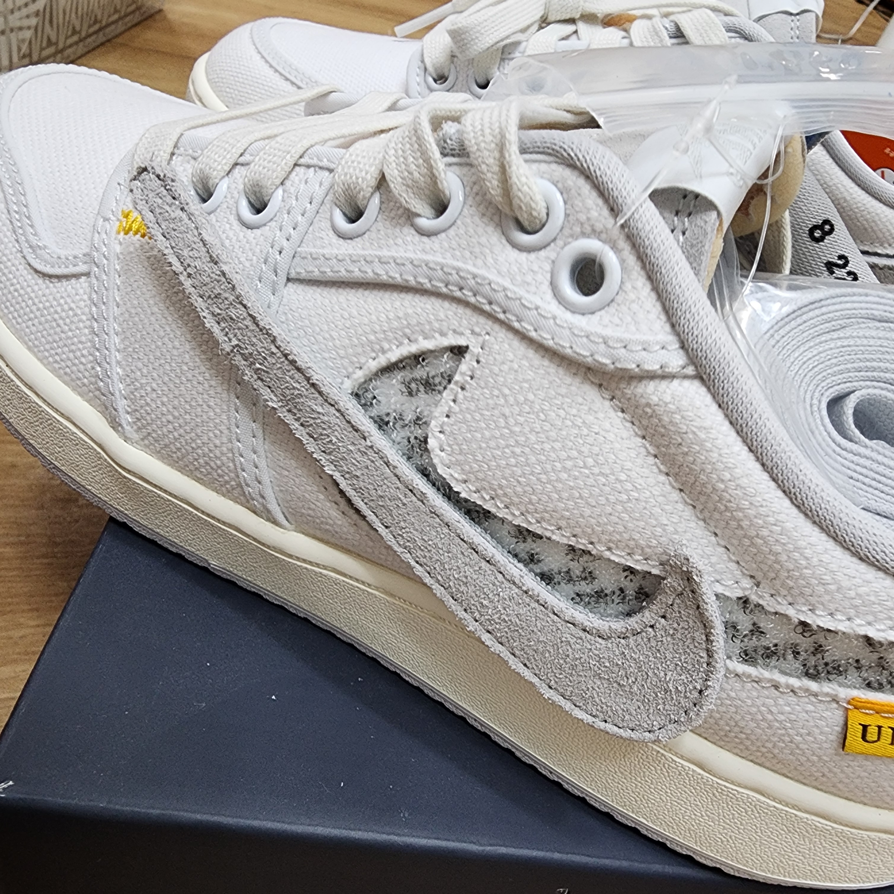 Jordan 1 x Union KO Low White 착용 스타일